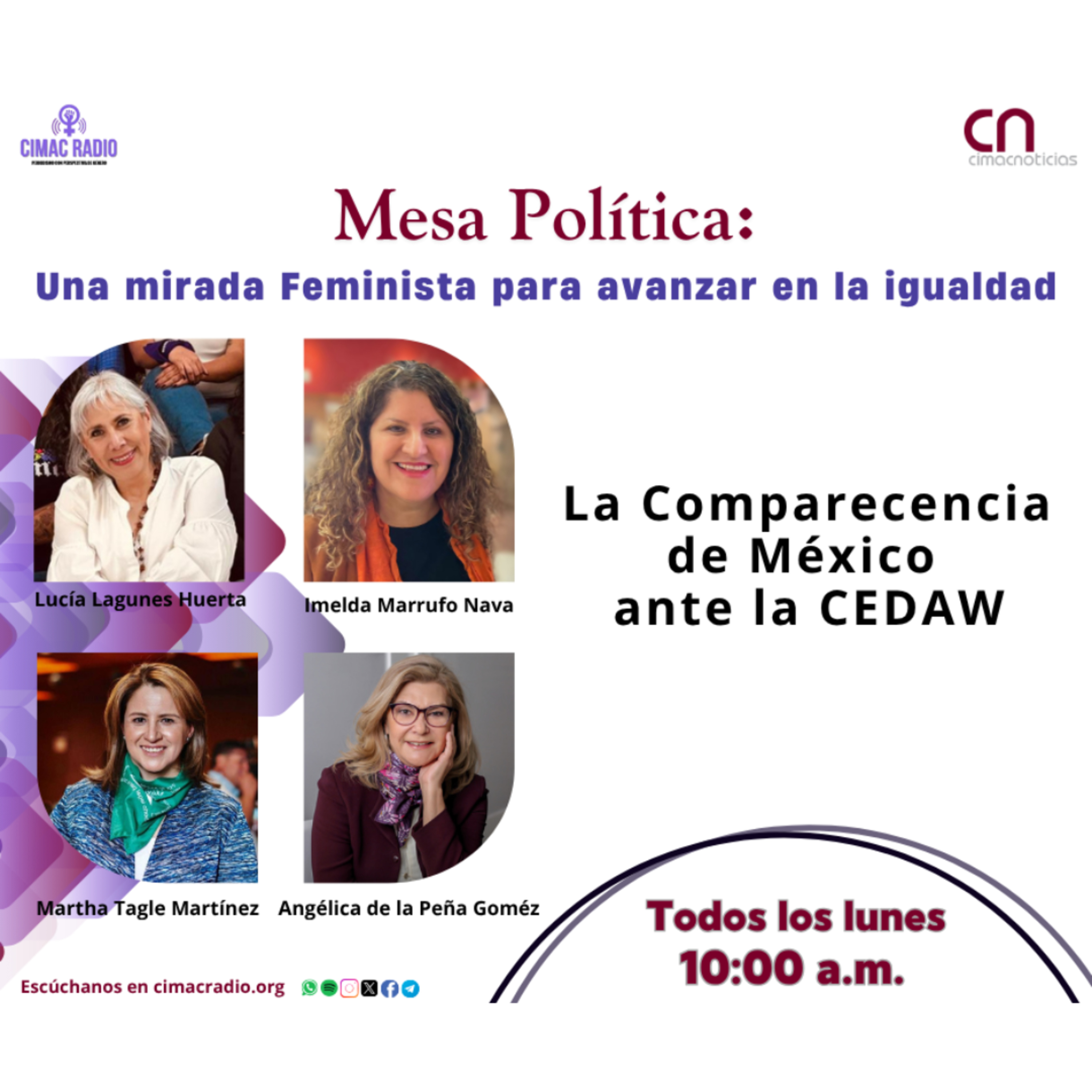 MESA POLÍTICA: "Comparecencia de México ante la CEDAW". episode artwork