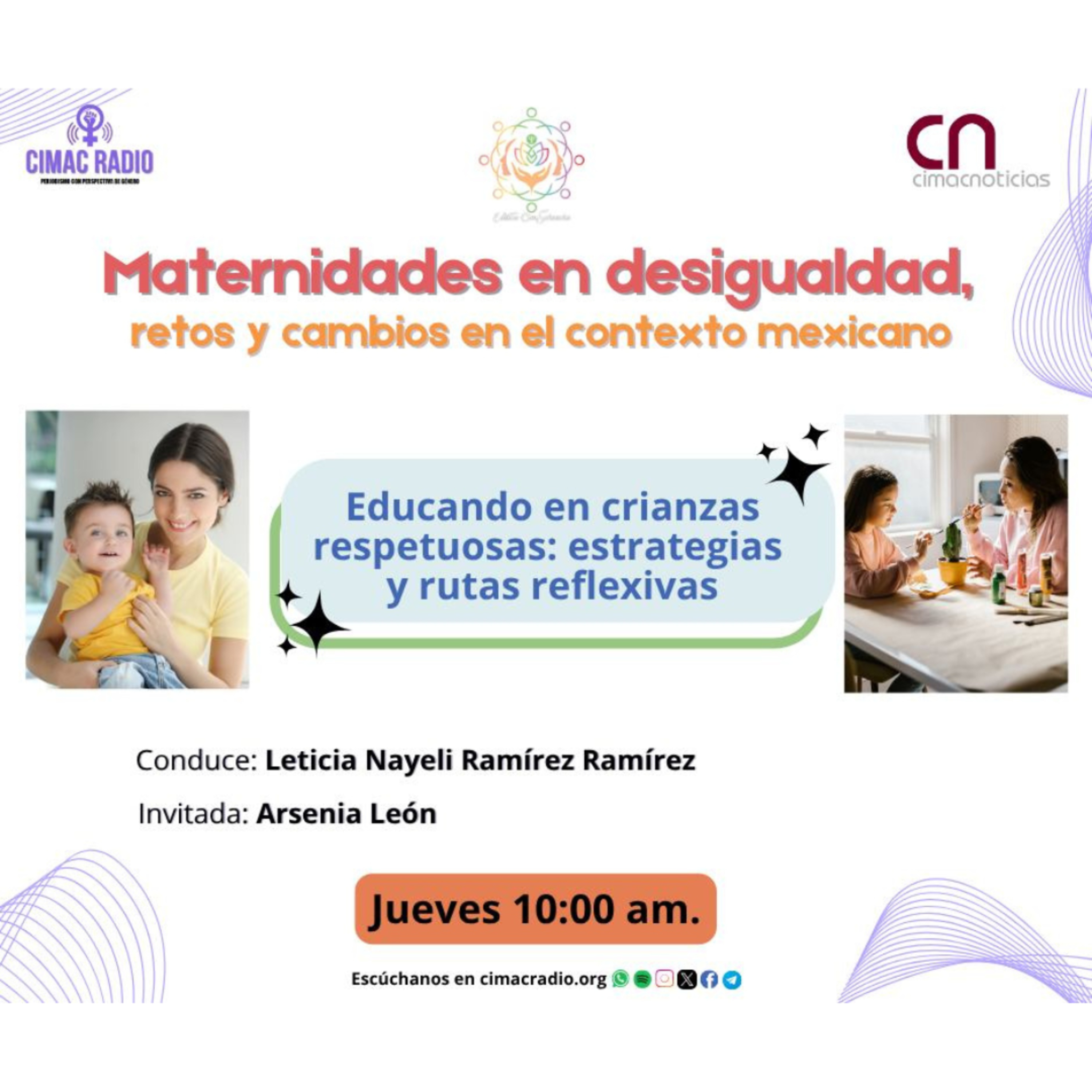 MATERNIDADES EN DESIGUALDAD: "Educando en crianzas respetuosas: estrategias y rutas reflexivas". episode artwork