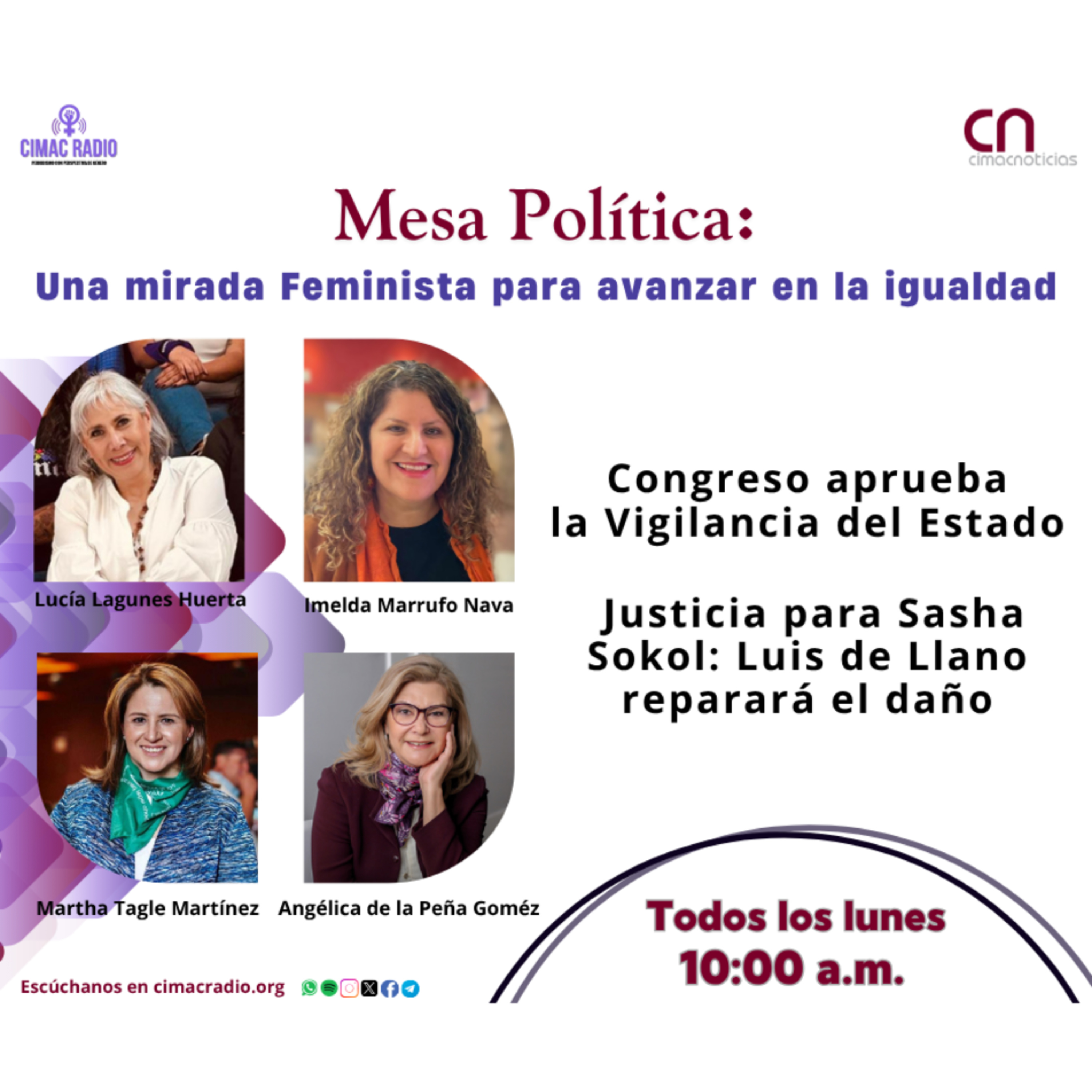 MESA POLÍTICA: "Congreso aprueba la vigilancia del Estado". episode artwork