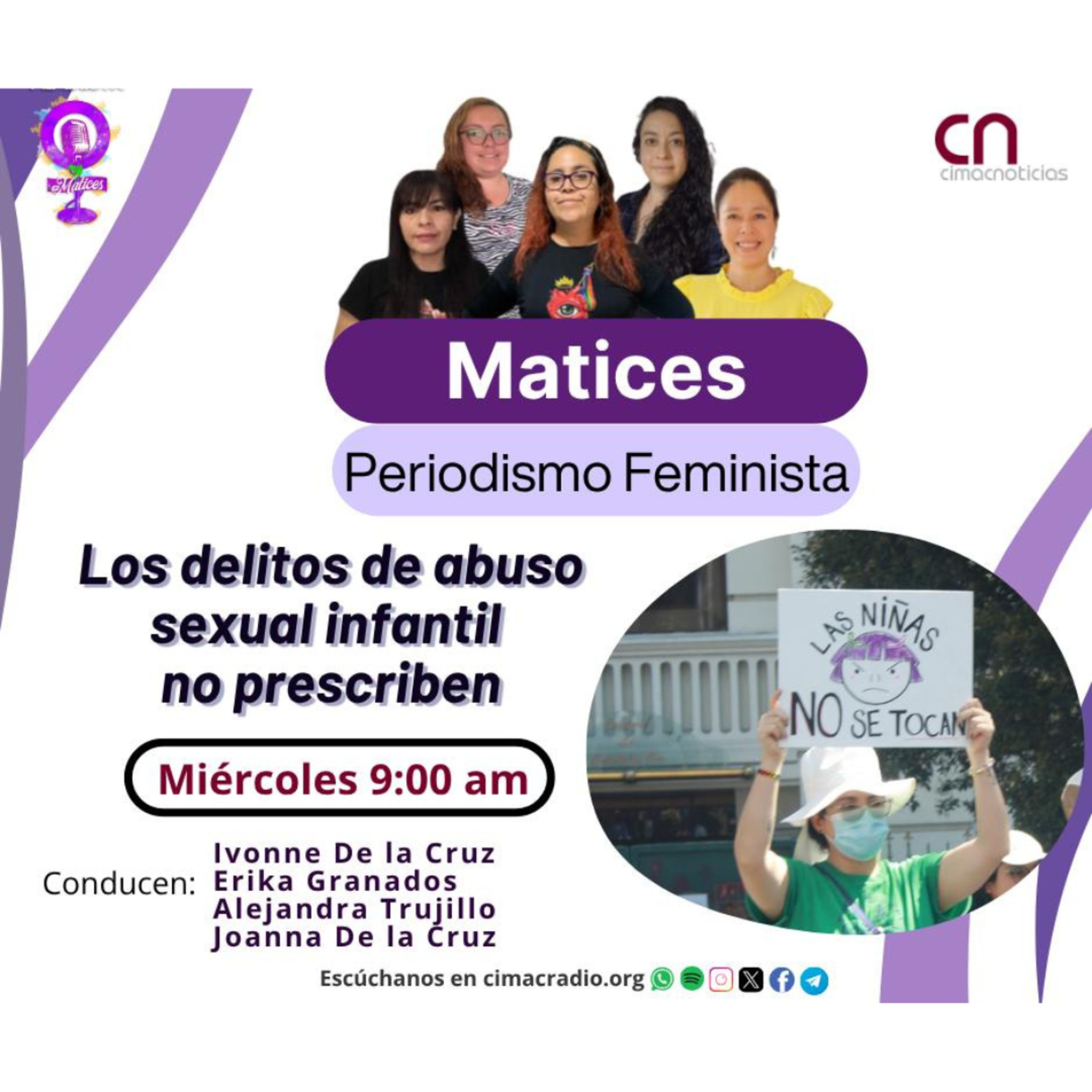 MATICES, PERIODISMO FEMINISTA: "Los delitos de abuso sexual infantil no prescriben". episode artwork