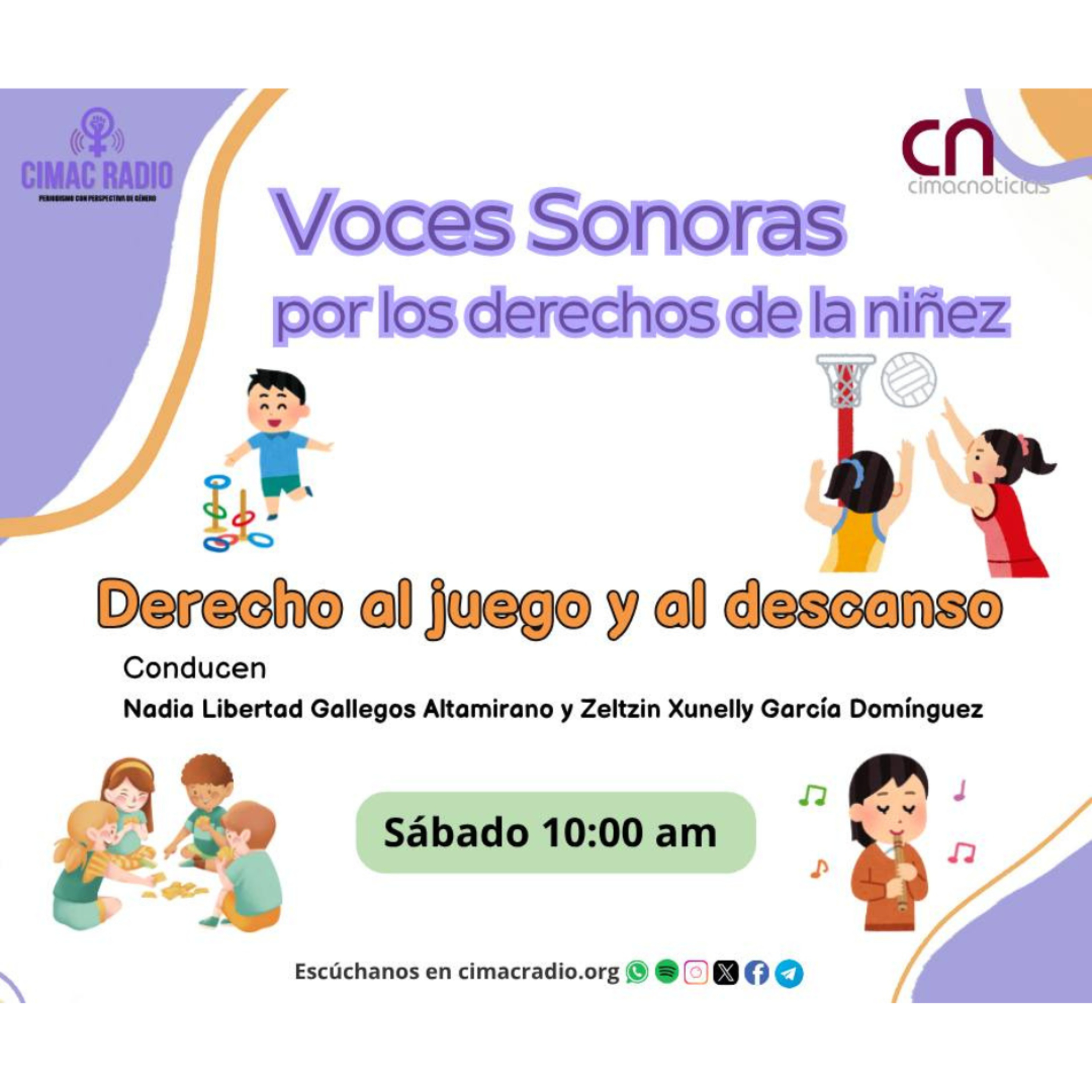 VOCES SONORAS POR LOS DERECHOS DE LA NIÑEZ: "Derecho al juego y al descanso". episode artwork