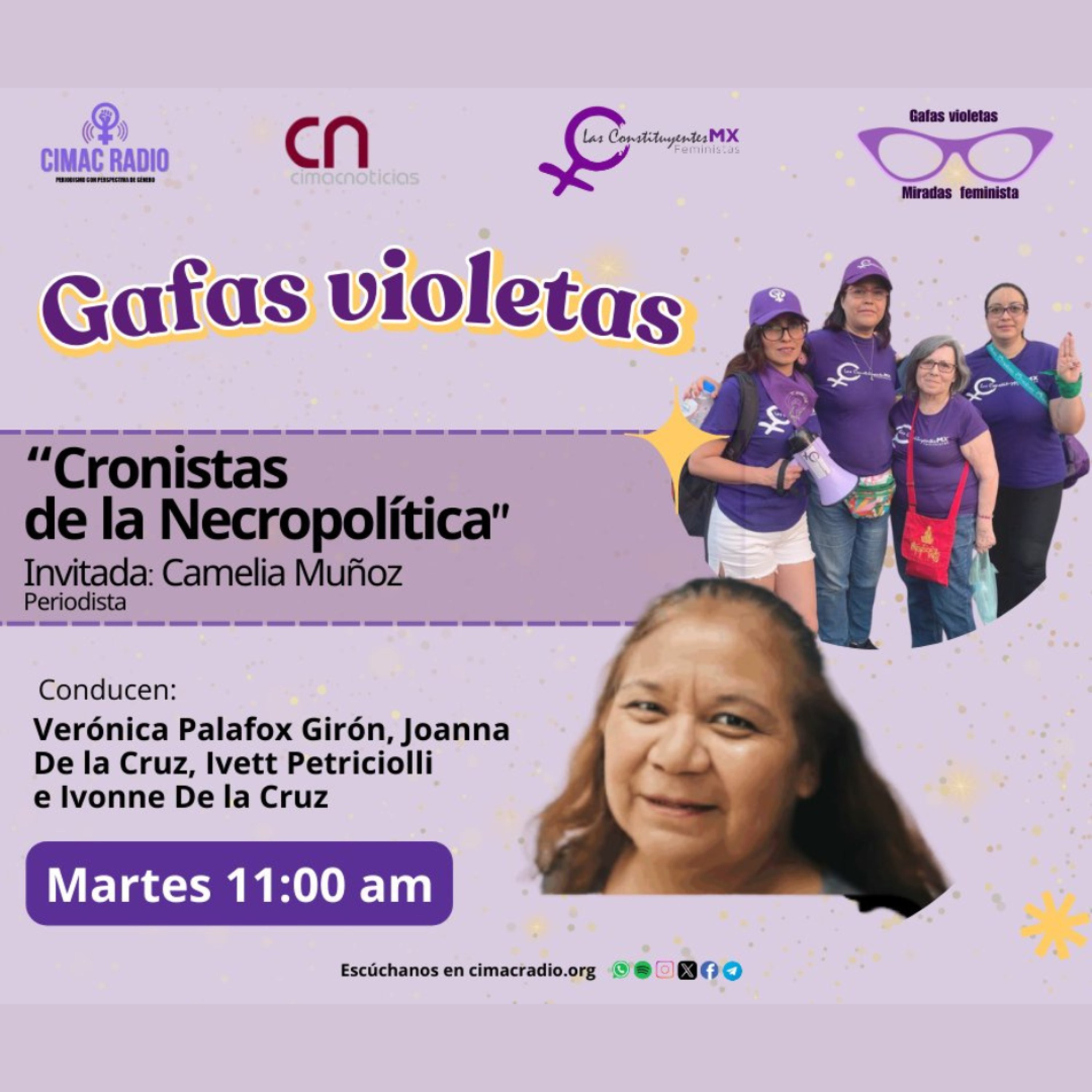 GAFAS VIOLETAS: "Cronistas de la necropolítica". episode artwork
