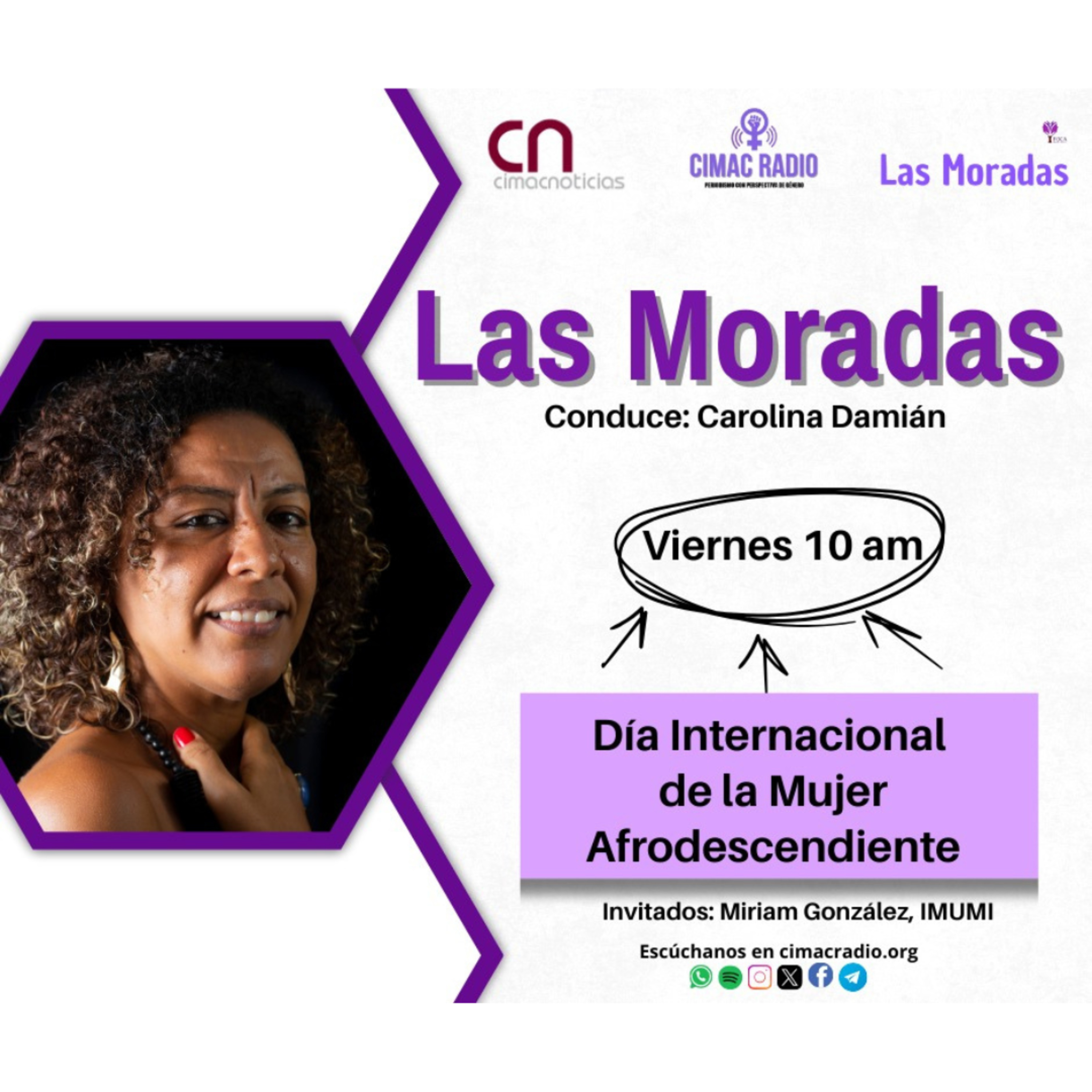 LAS MORADAS: "Día Internacional de La Mujer Afrodescendiente." episode artwork
