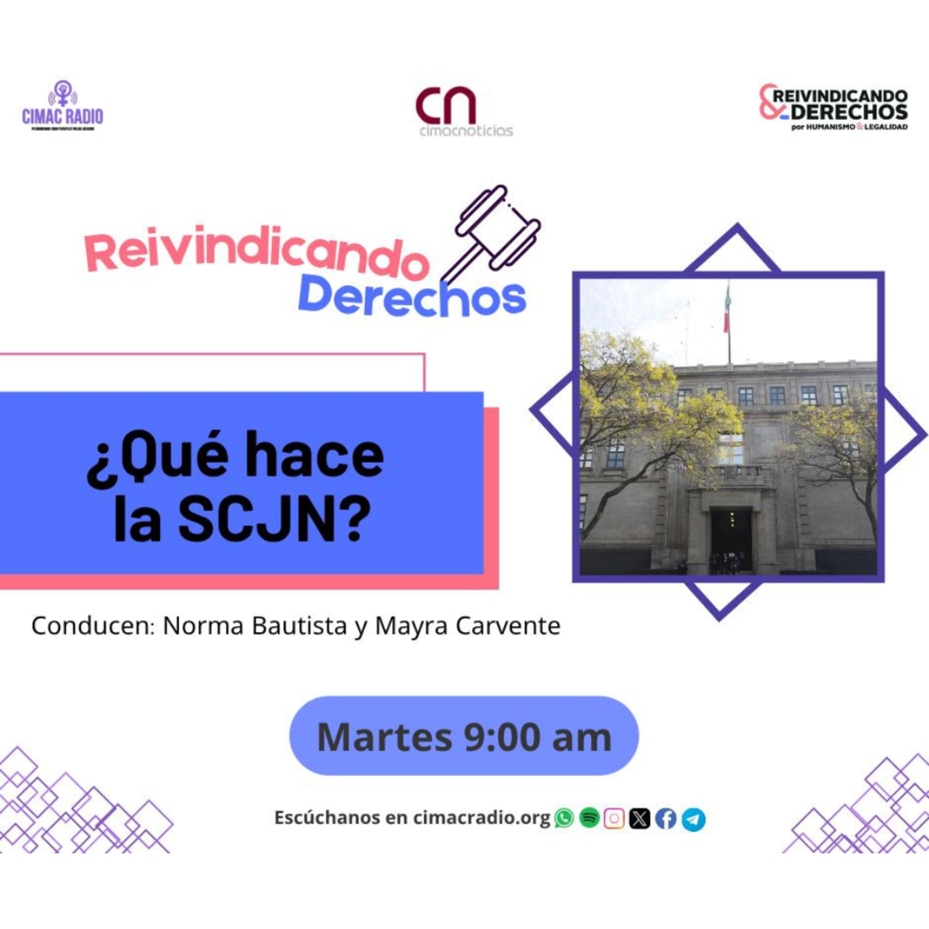 REIVINDICANDO DERECHOS: "¿Qué hace la SCJN?" episode artwork