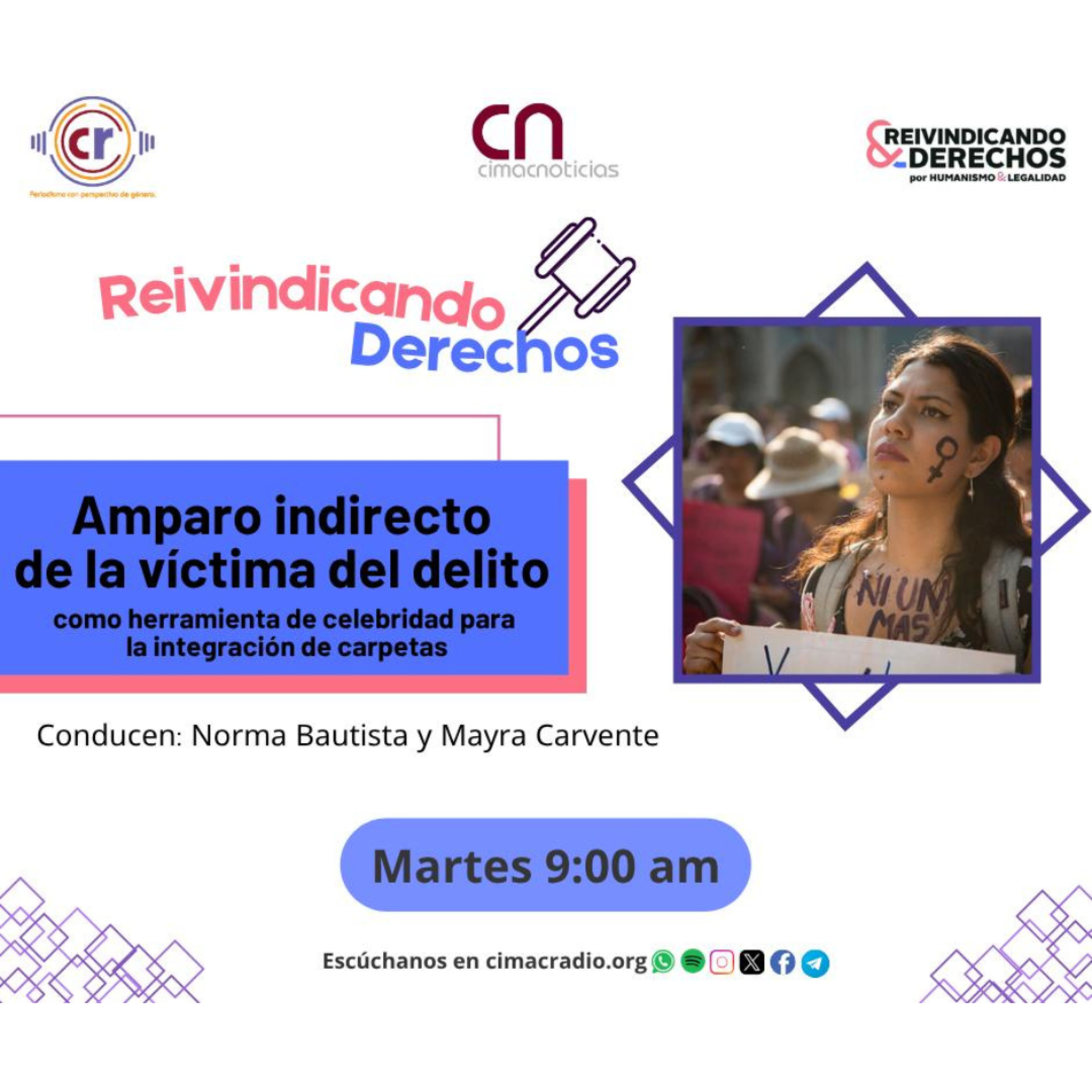REIVINDICANDO DERECHOS: "Amparo indirecto de la víctima del delito como herramienta de celebridad para la integración de carpetas." episode artwork