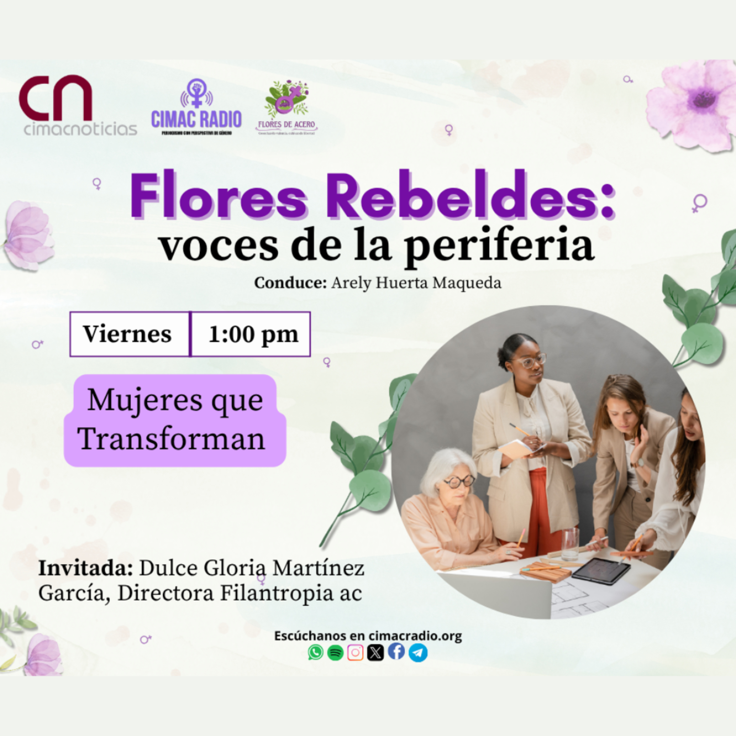FLORES REBELDES, VOCES DE LA PERIFERIA: "Mujeres que Transforman." episode artwork