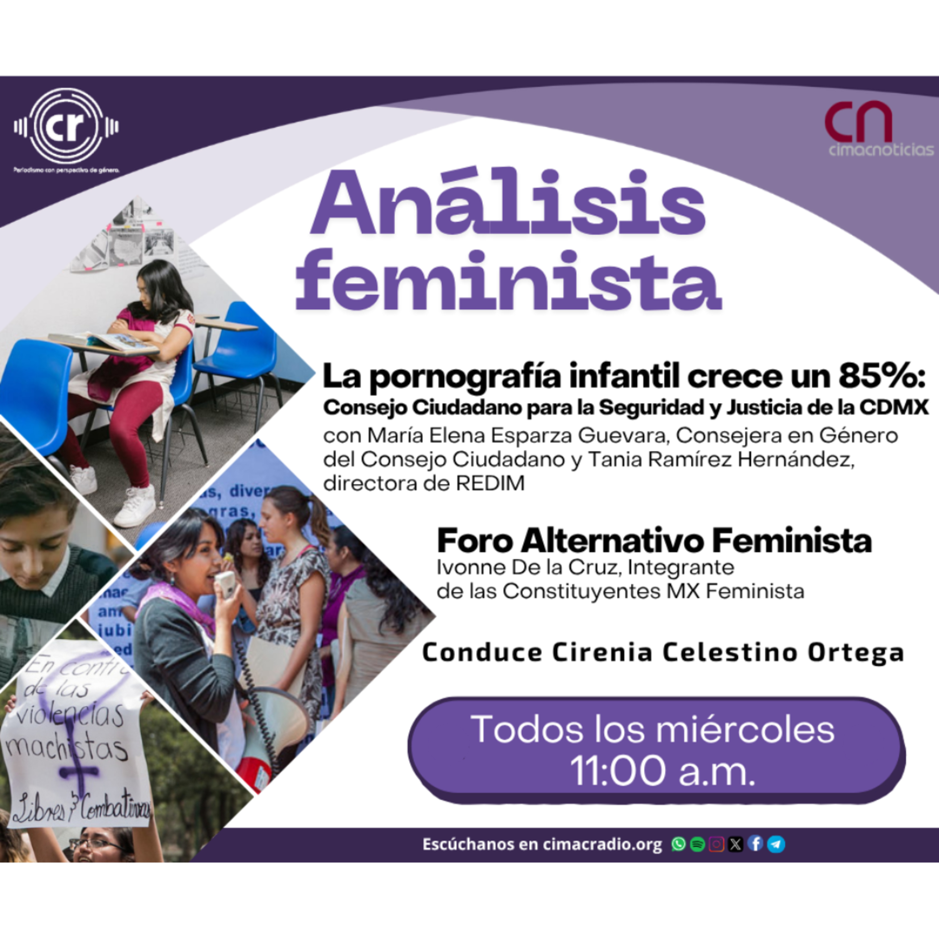 ANÁLISIS FEMINISTA: "Aumento de 86% de casos de pornografía infantil." episode artwork
