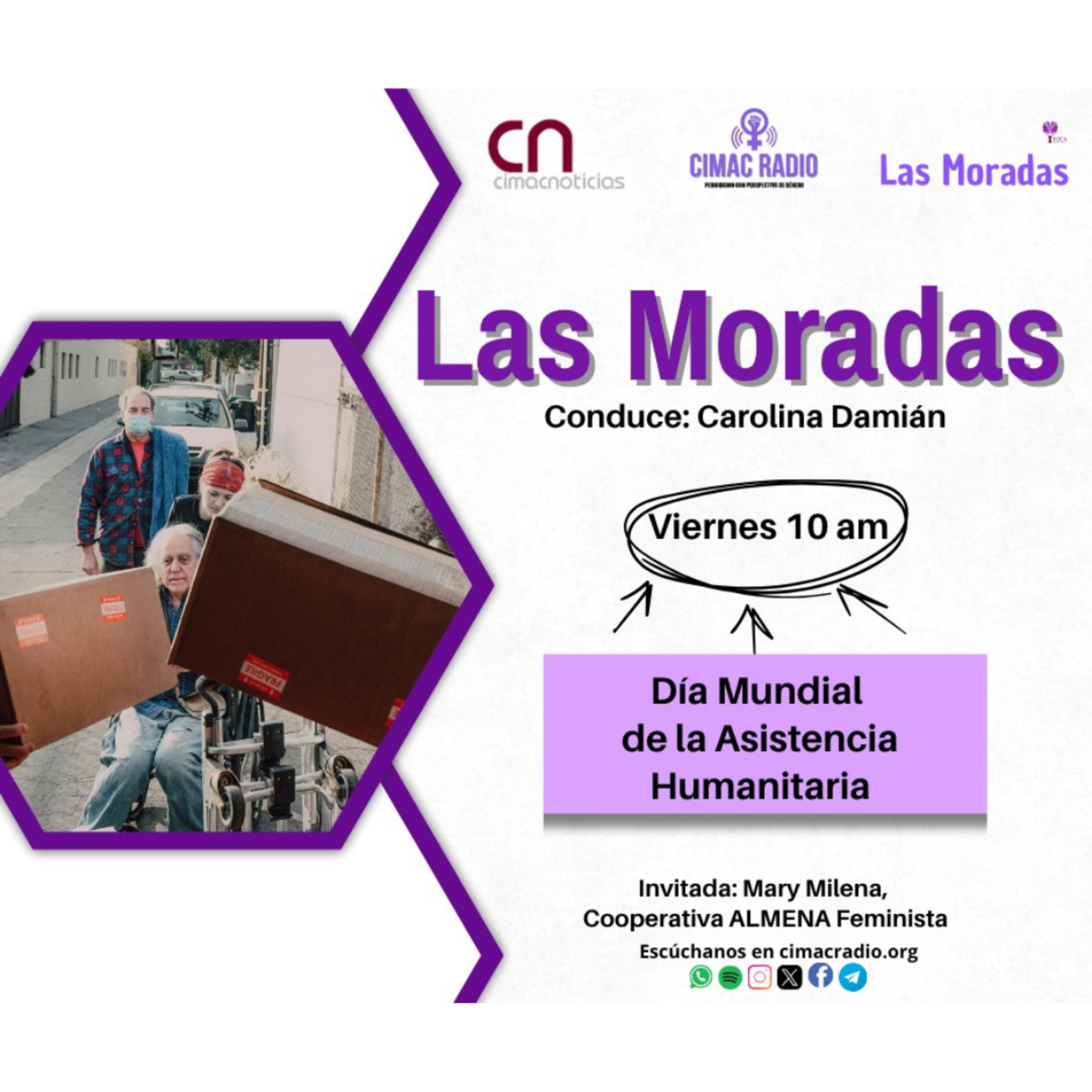 LAS MORADAS: "Día Mundial de La Asistencia Humanitaria." episode artwork