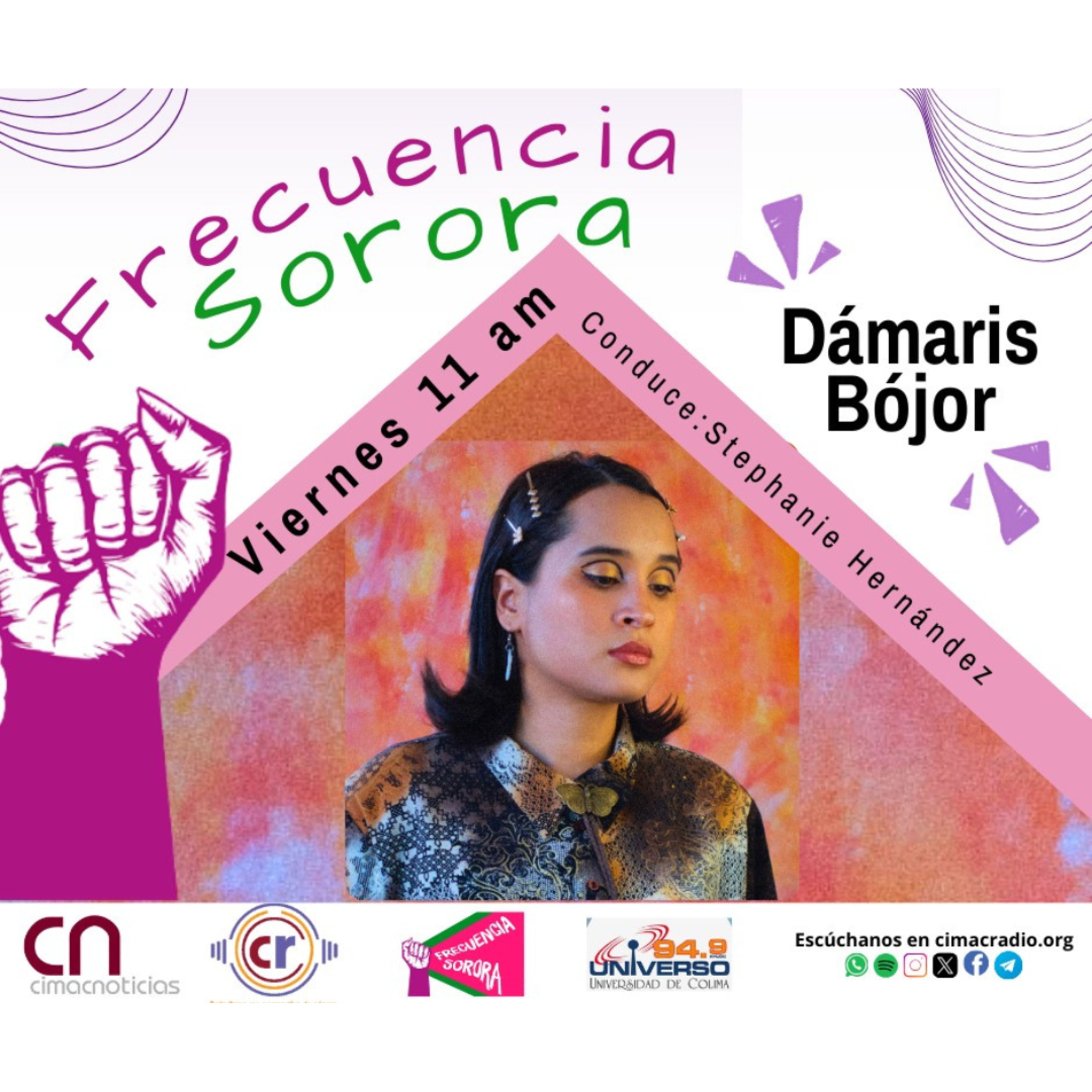 FRECUENCIA SORORA: "Dámaris Bójor." episode artwork