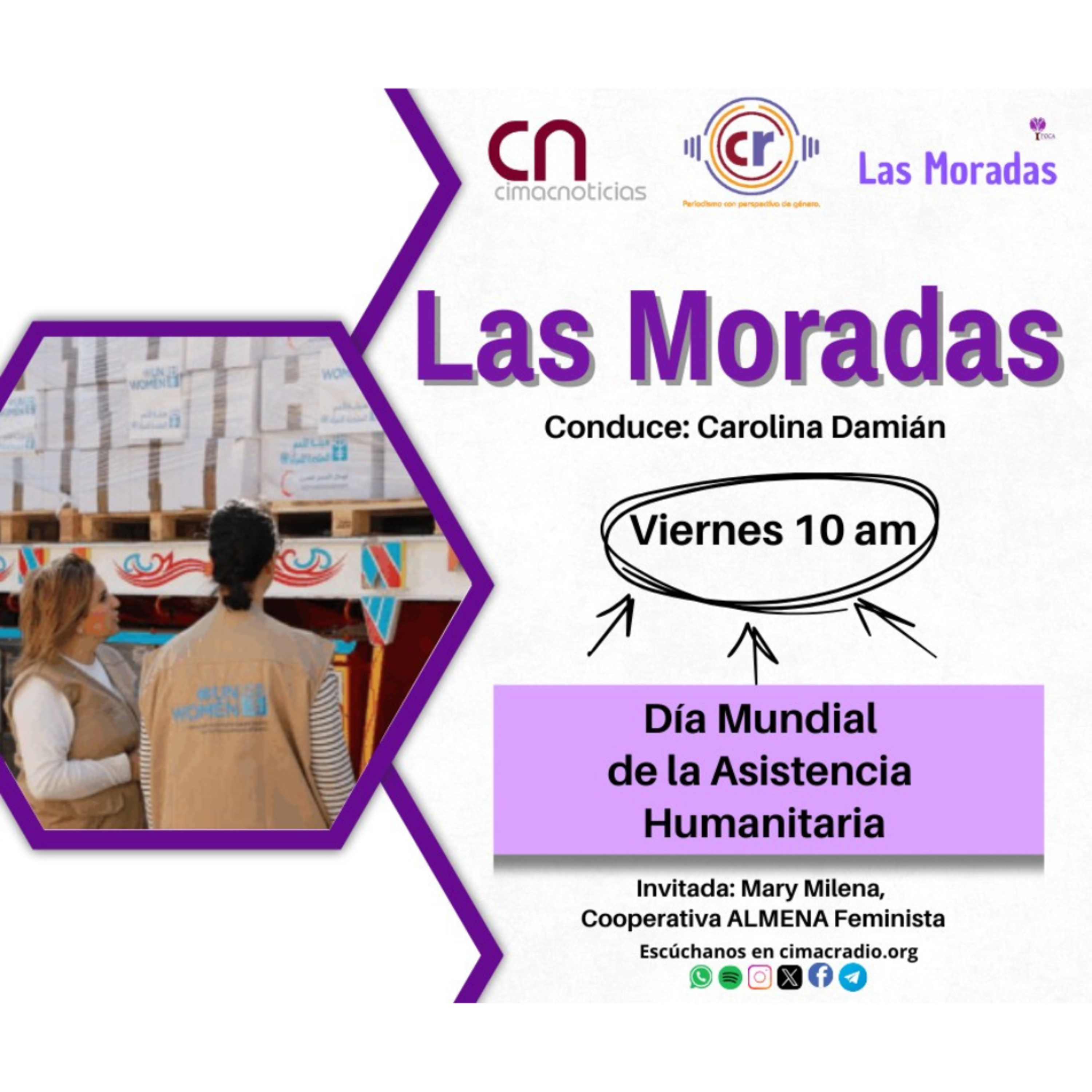 LAS MORADAS: "Día Mundial de La Asistencia Humanitaria." episode artwork
