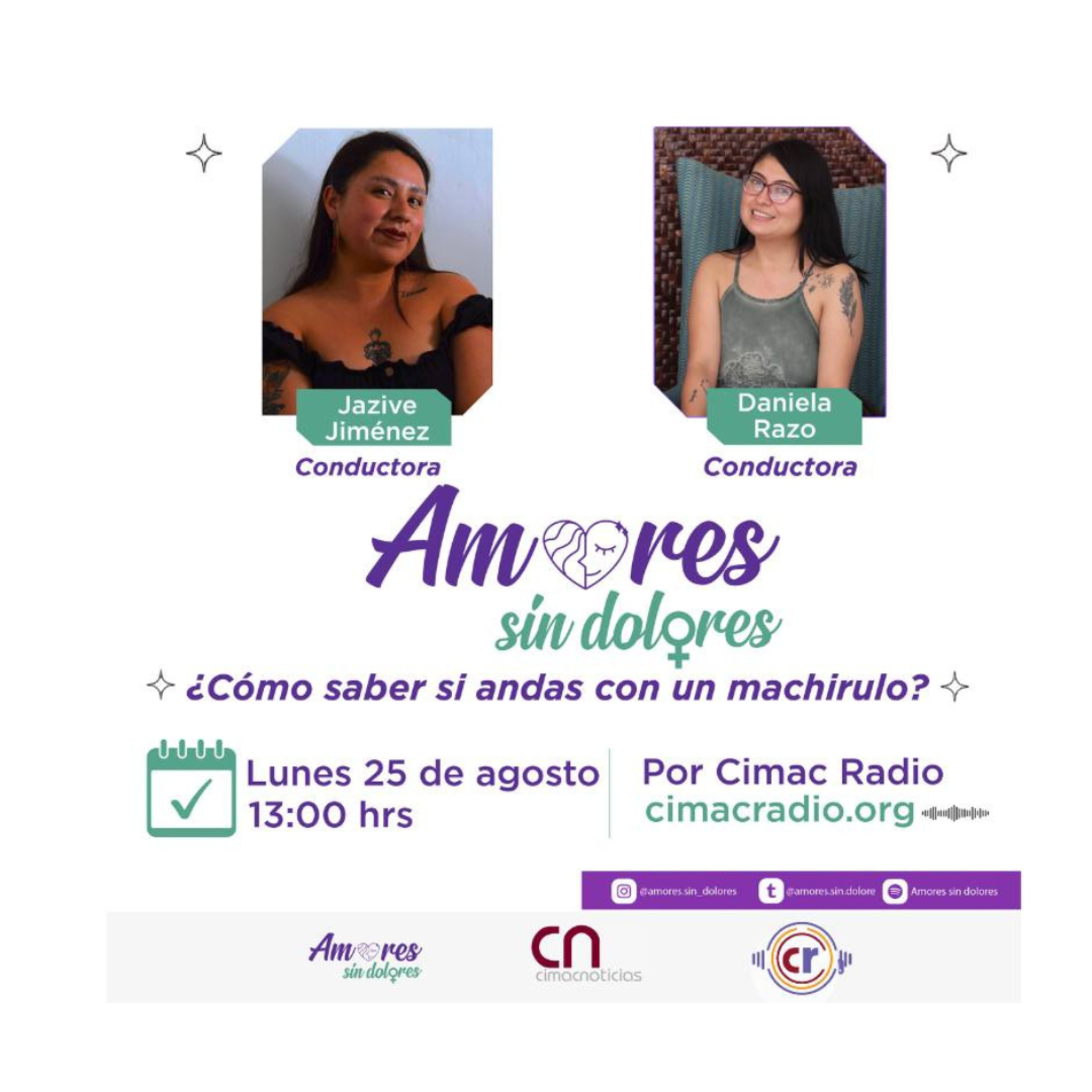 AMORES SIN DOLORES: "¿Cómo saber si andas con un machirulo?" episode artwork
