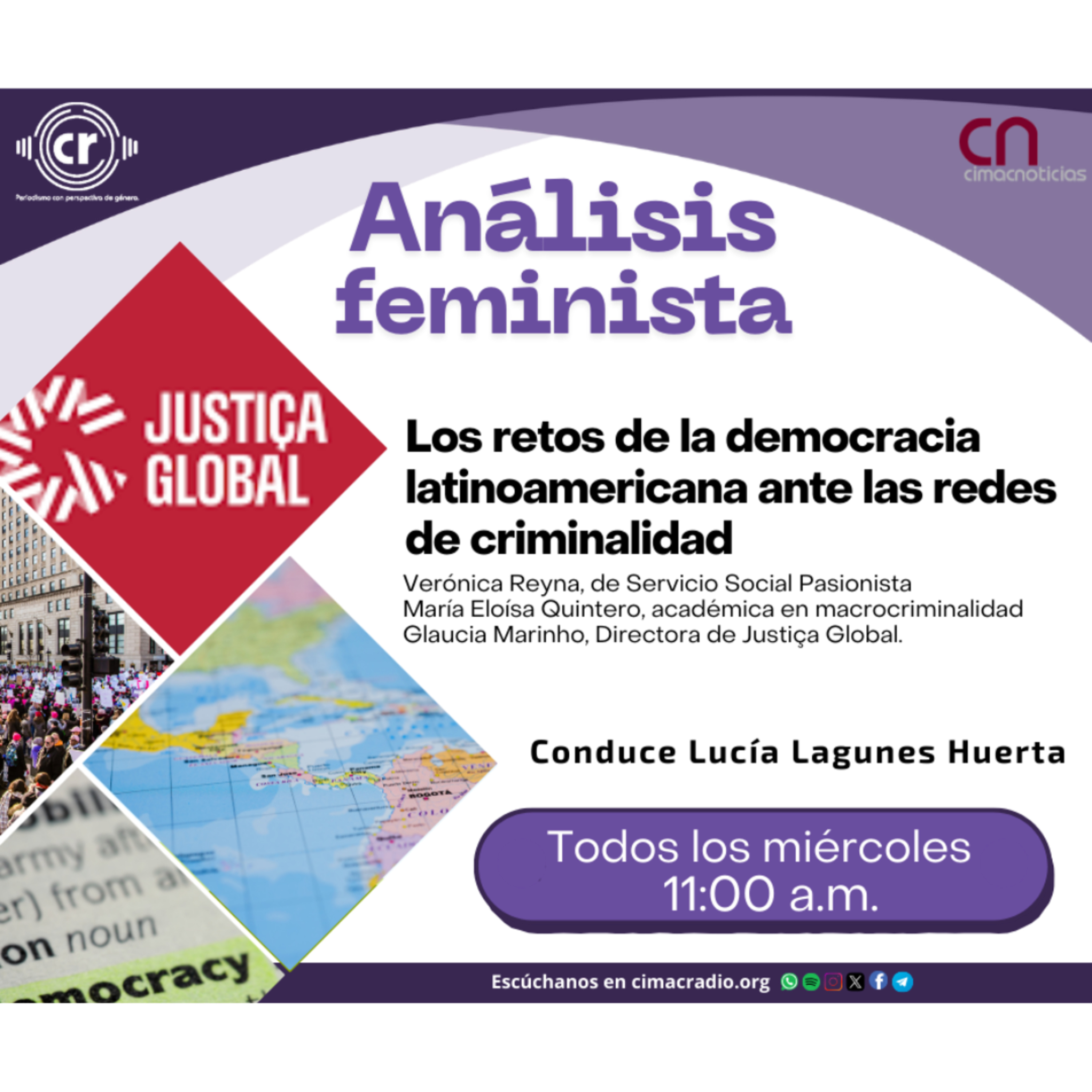 ANÁLISIS FEMINISTA: "Los retos de la democracia latinoamericana ante las Redes de criminalidad." episode artwork