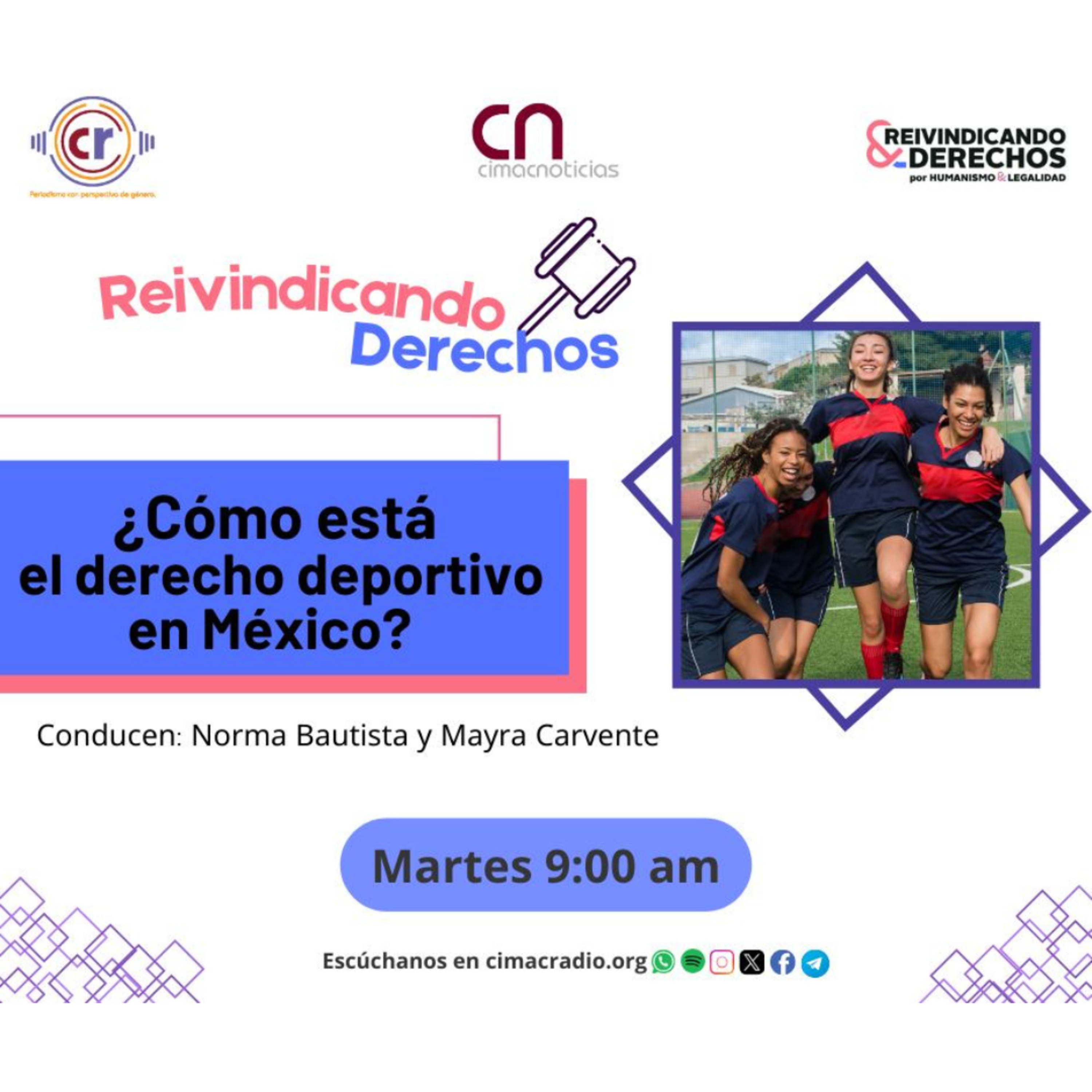 REIVINDICANDO DERECHOS: "¿Cómo está el derecho deportivo en México? " episode artwork