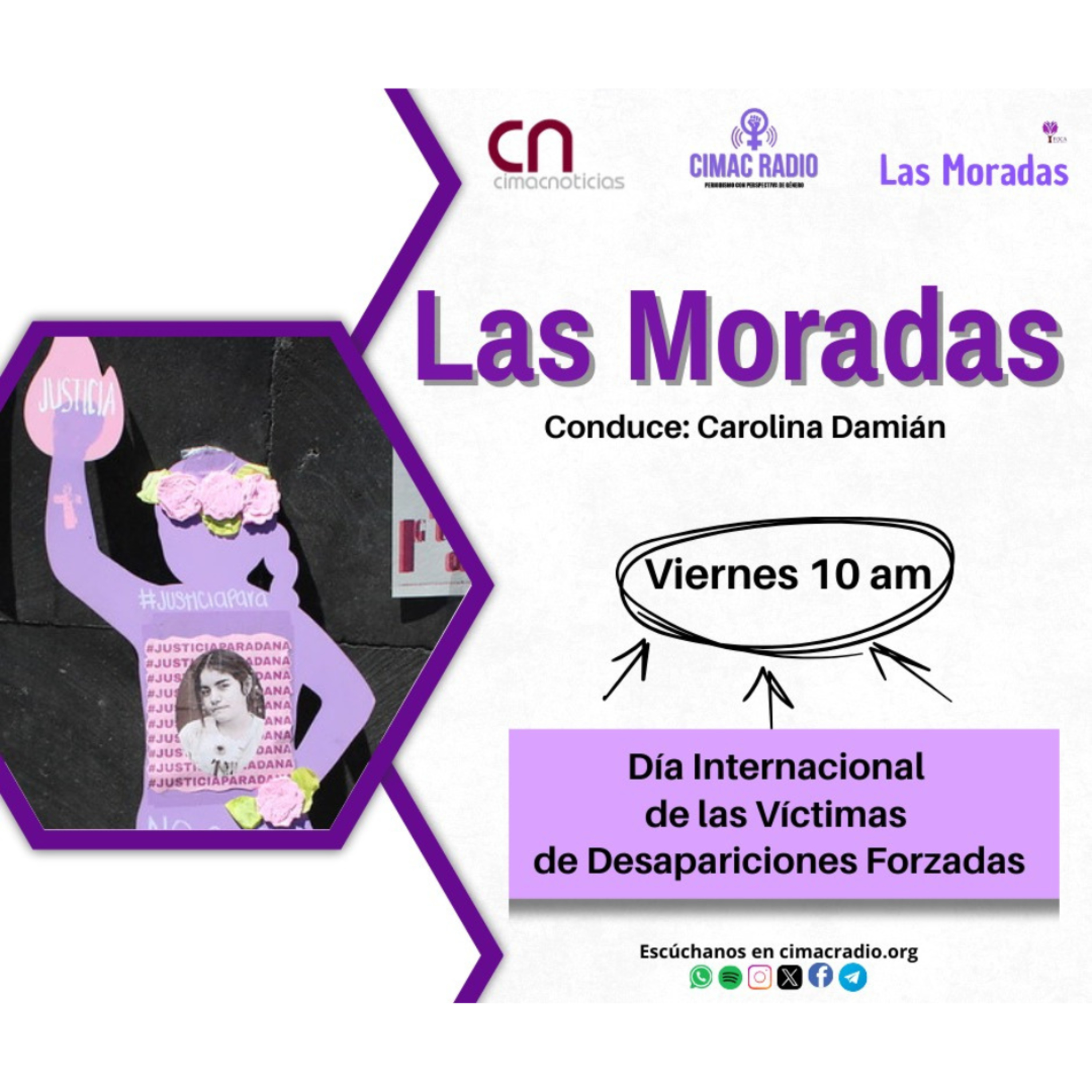 LAS MORADAS: "Día Internacional de las Víctimas de Desapariciones Forzadas ." episode artwork