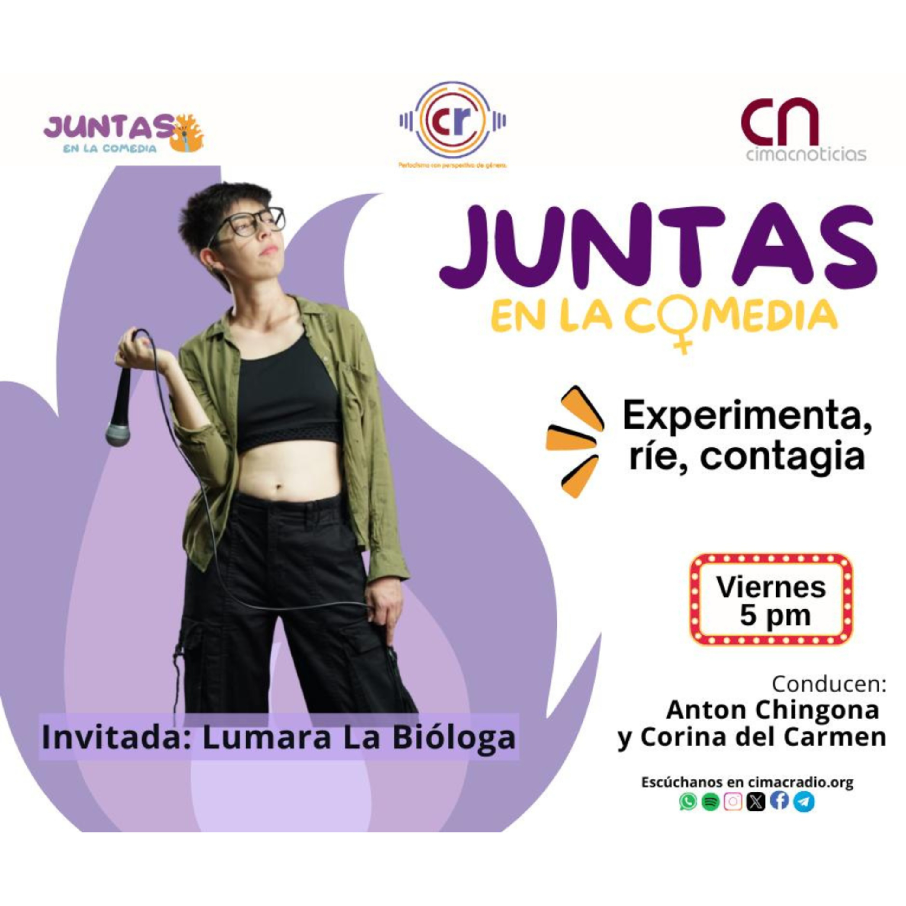 JUNTAS EN LA COMEDIA: "Experimenta, ríe, contagia." episode artwork