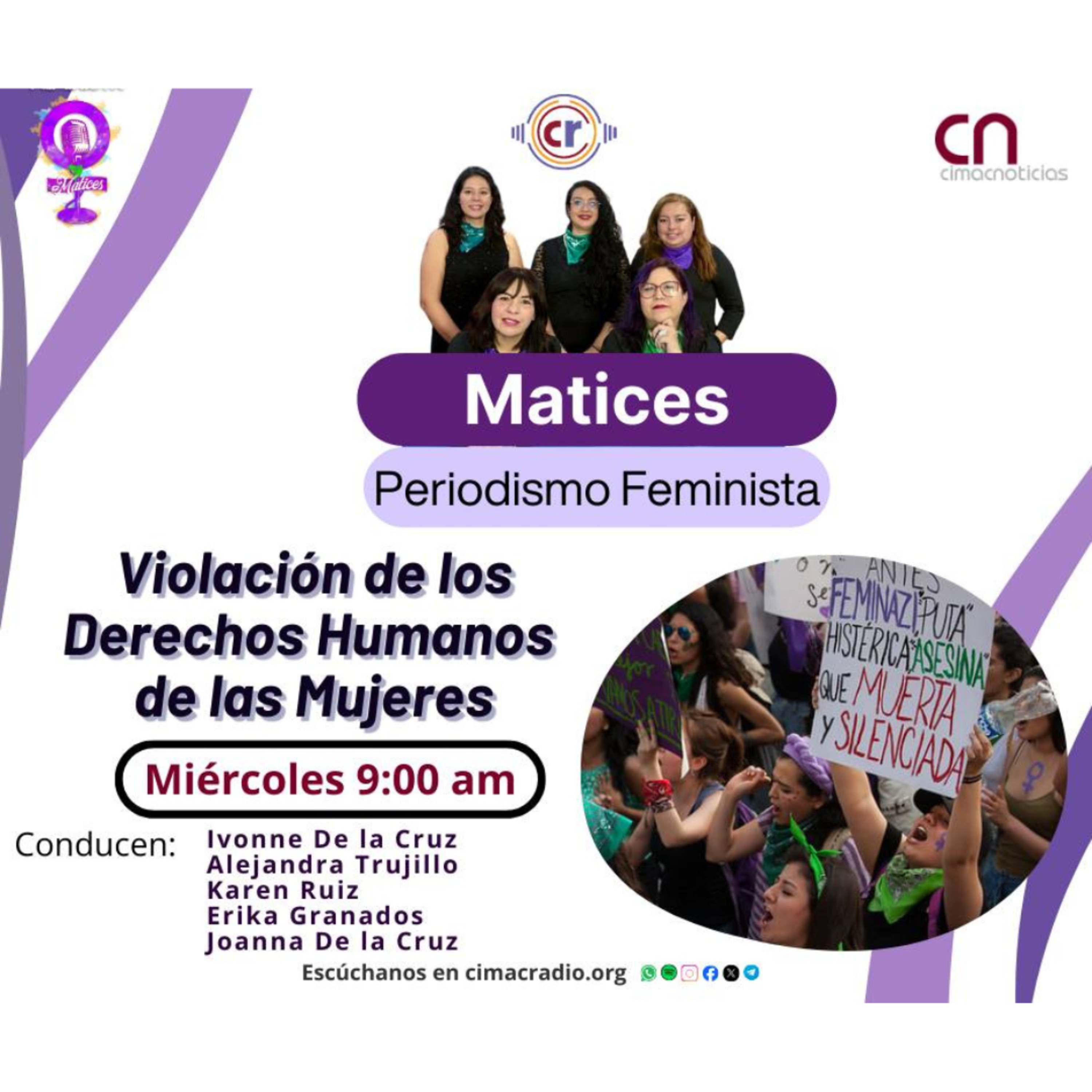 MATICES, PERIODISMO FEMINISTA: "Violación de los Derechos Humanos de las Mujeres." episode artwork