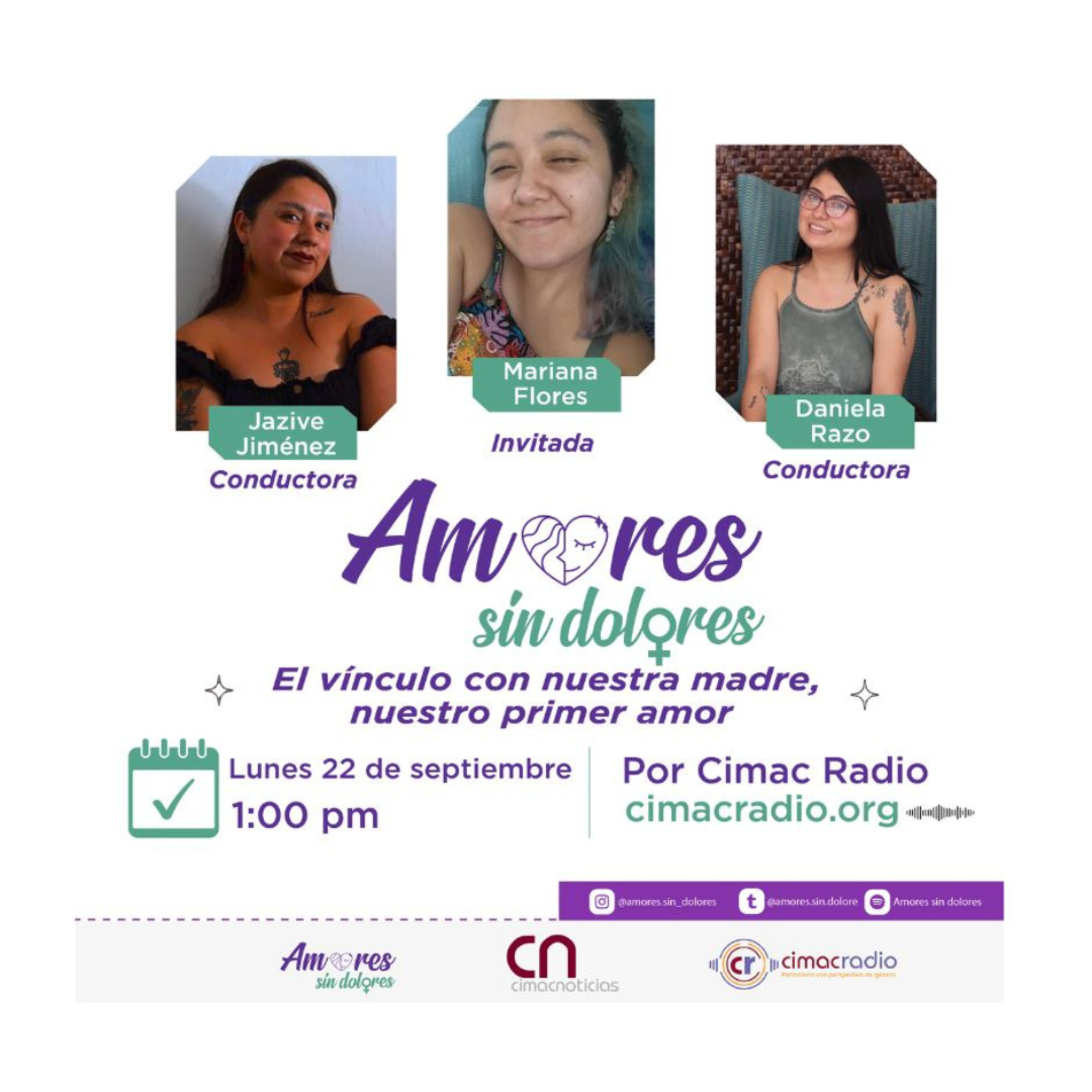AMORES SIN DOLORES: "El vínculo con nuestra madre, nuestro primer amor ." episode artwork