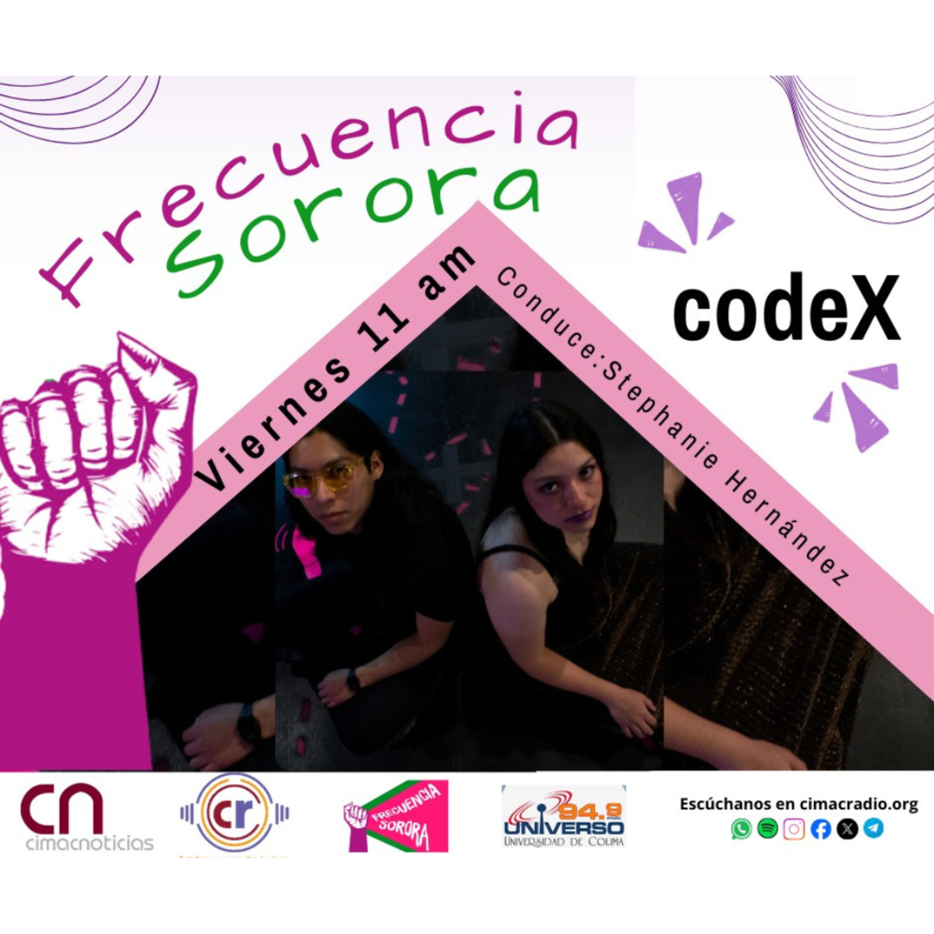 FRECUENCIA SORORA: "codeX." episode artwork