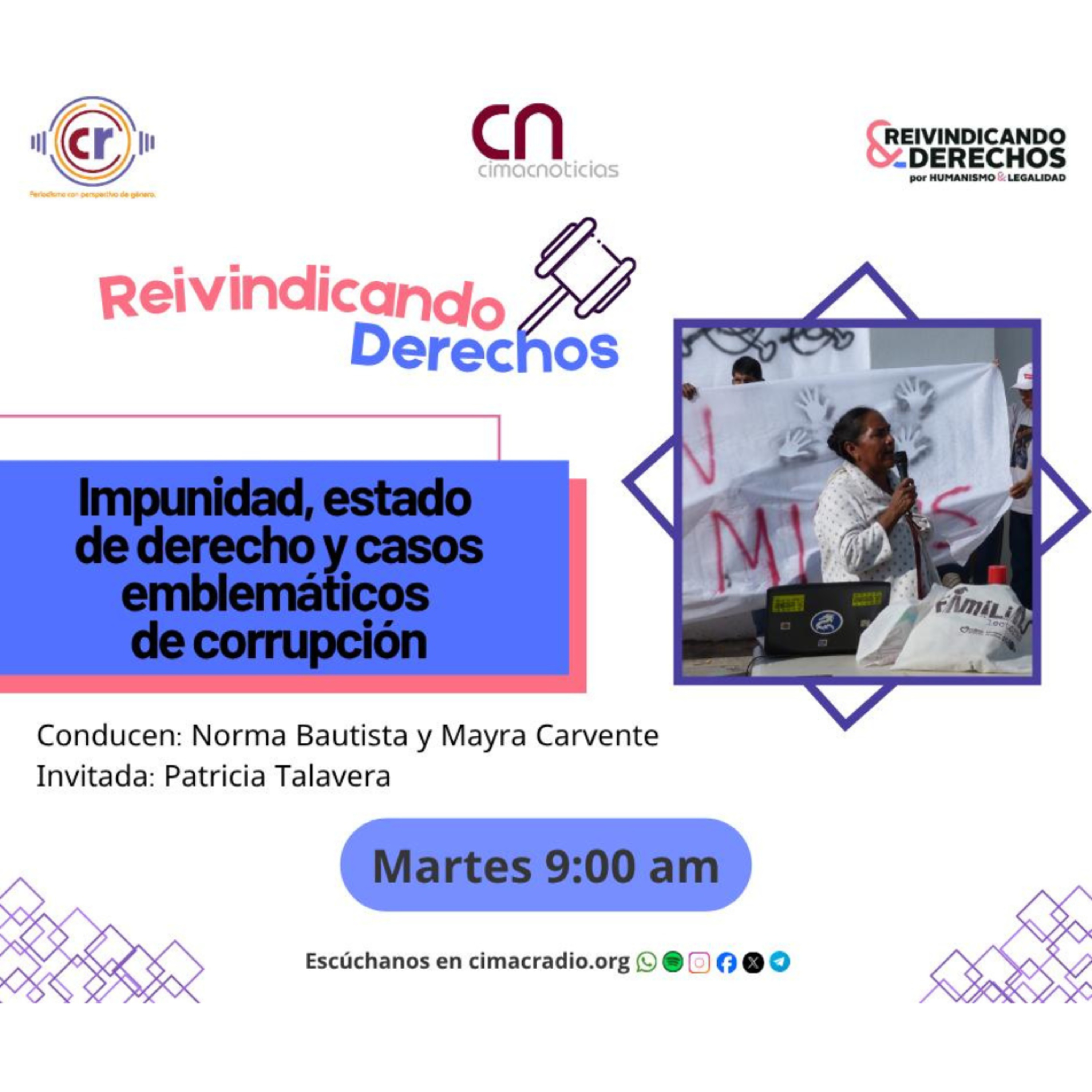 REIVINDICANDO DERECHOS: "Impunidad, estado de derecho y casos emblemáticos de corrupción." episode artwork