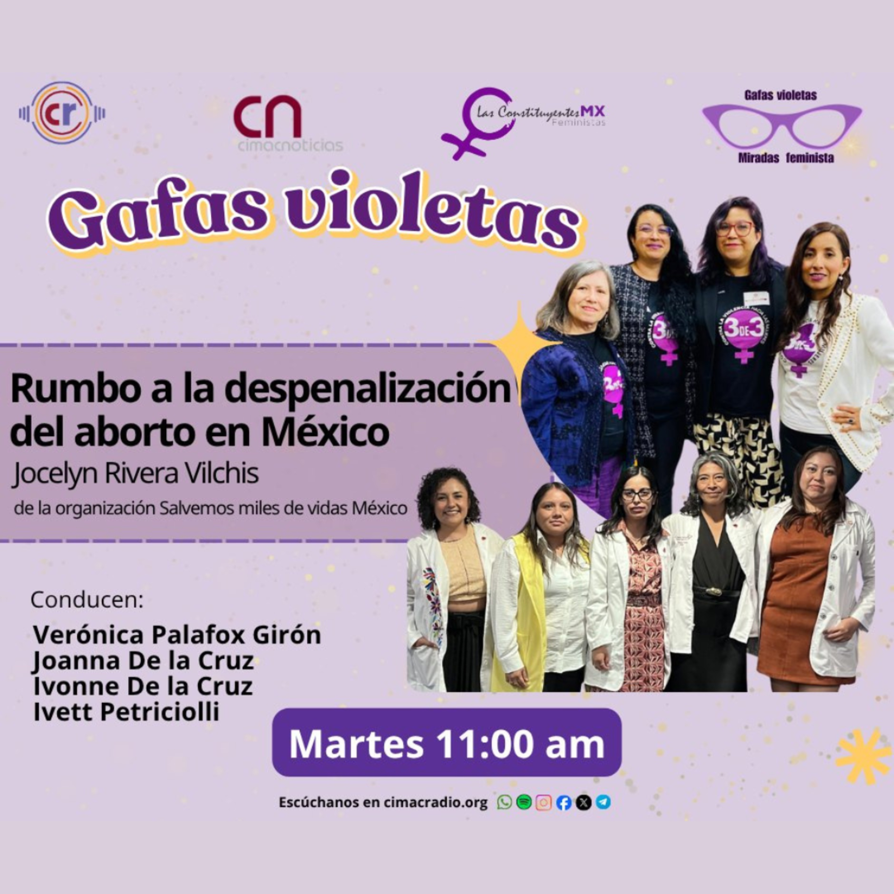 GAFAS VIOLETAS: "Rumbo a la despenalización del aborto en México." episode artwork