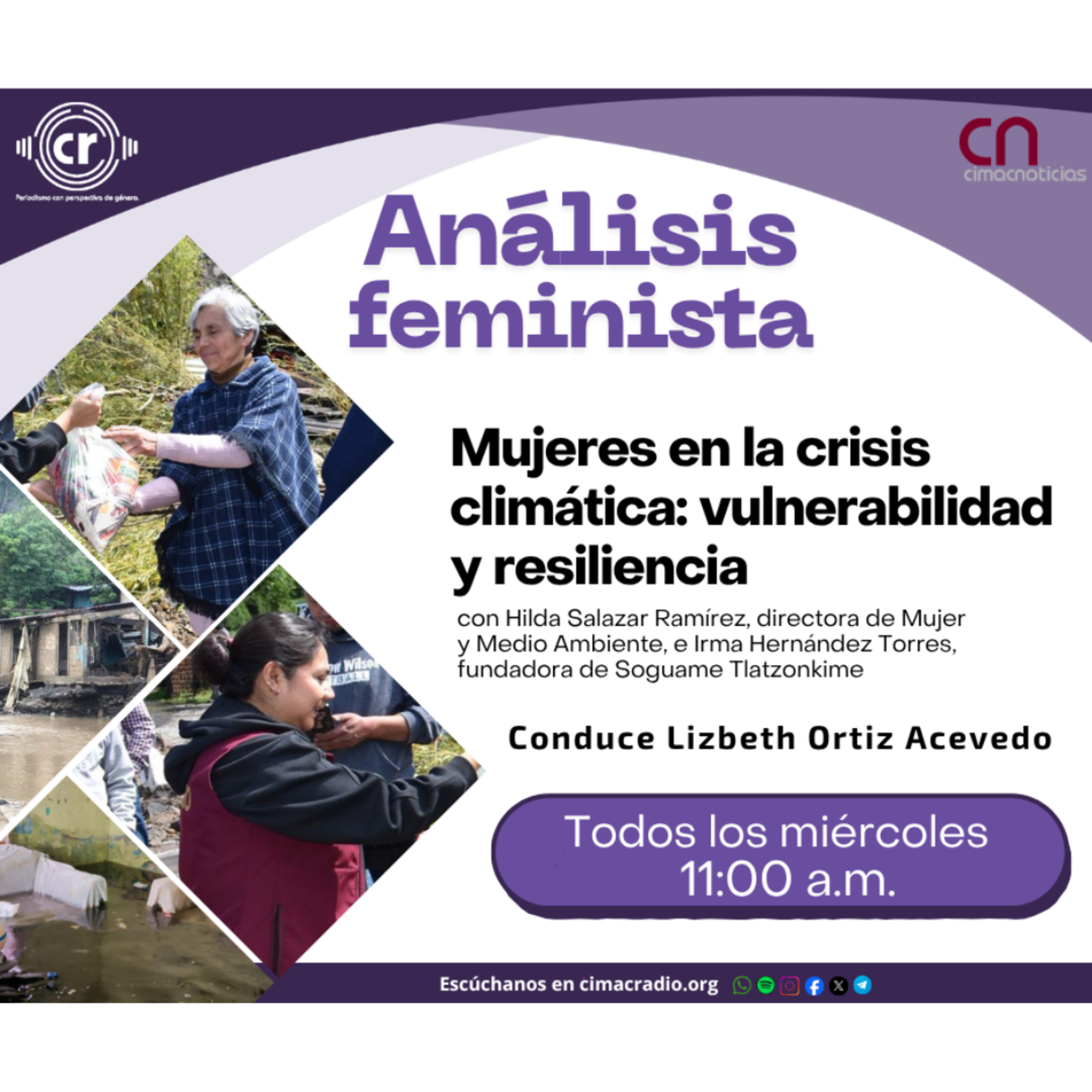 ANÁLISIS FEMINISTA: "Mujeres, cambio climático y las inundaciones en Veracruz, Hidalgo y Puebla." episode artwork