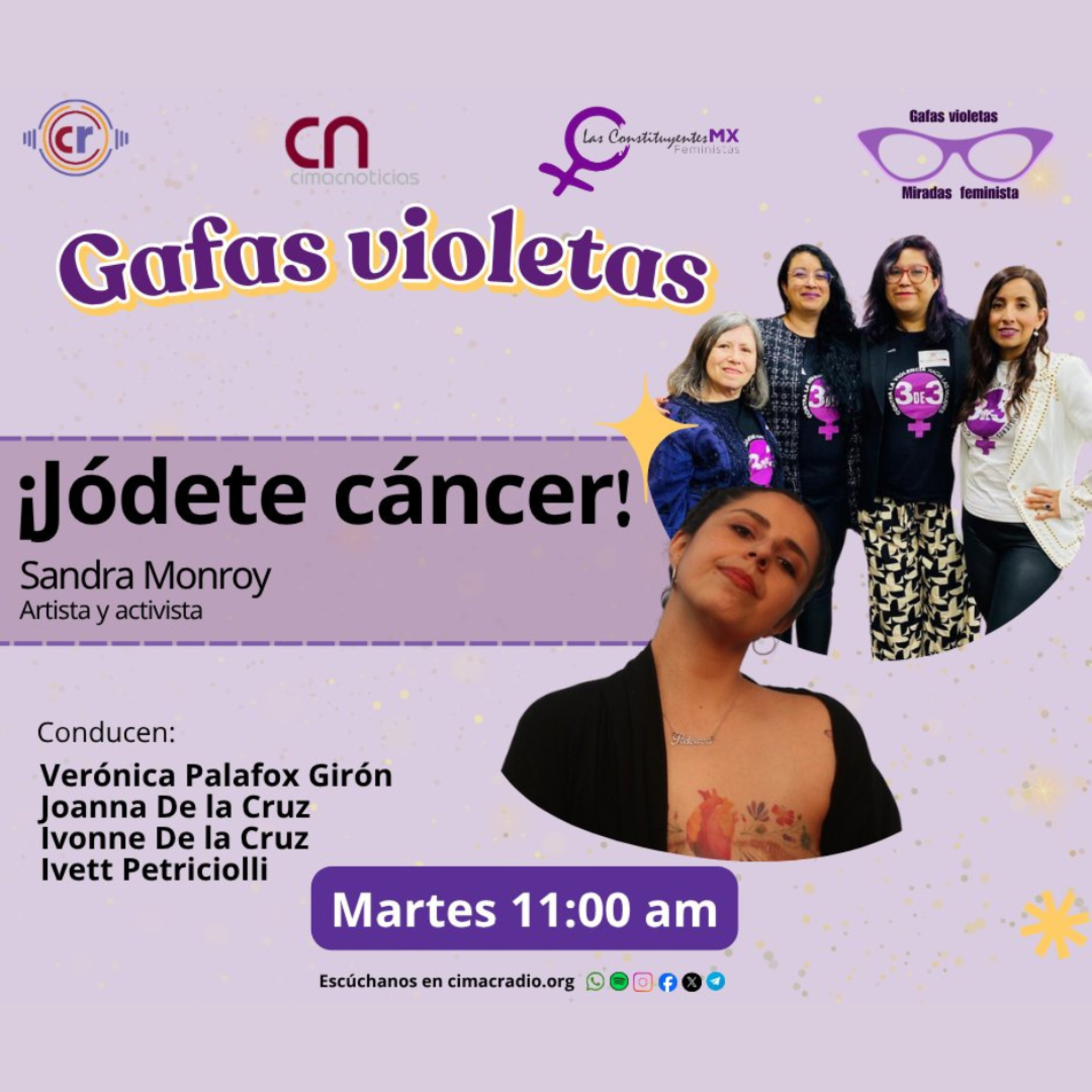 GAFAS VIOLETAS: "¡Jódete cáncer!" episode artwork