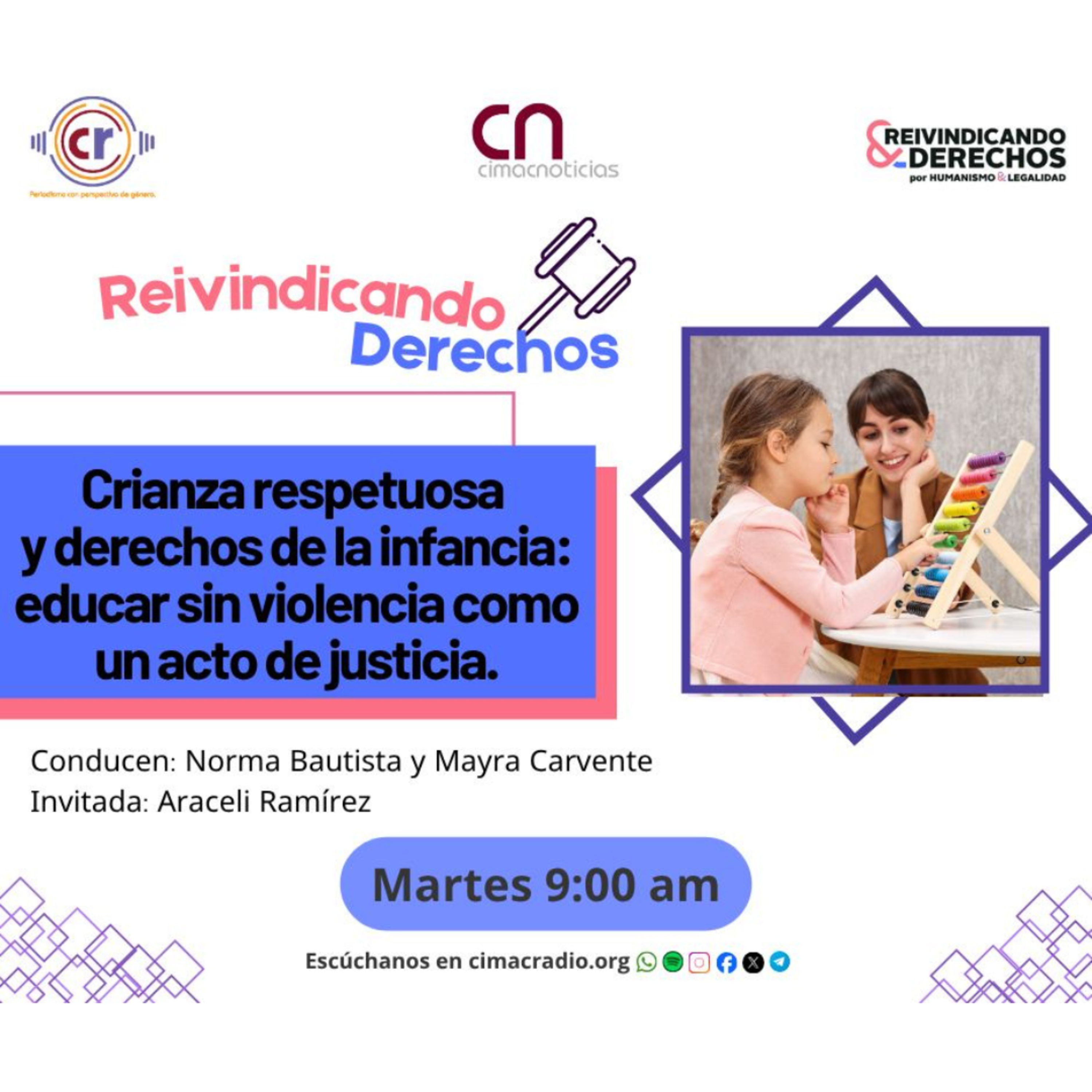 REIVINDICANDO DERECHOS: "Crianza respetuosa y derechos de la infancia: educar sin violencia como un acto de justicia.." episode artwork