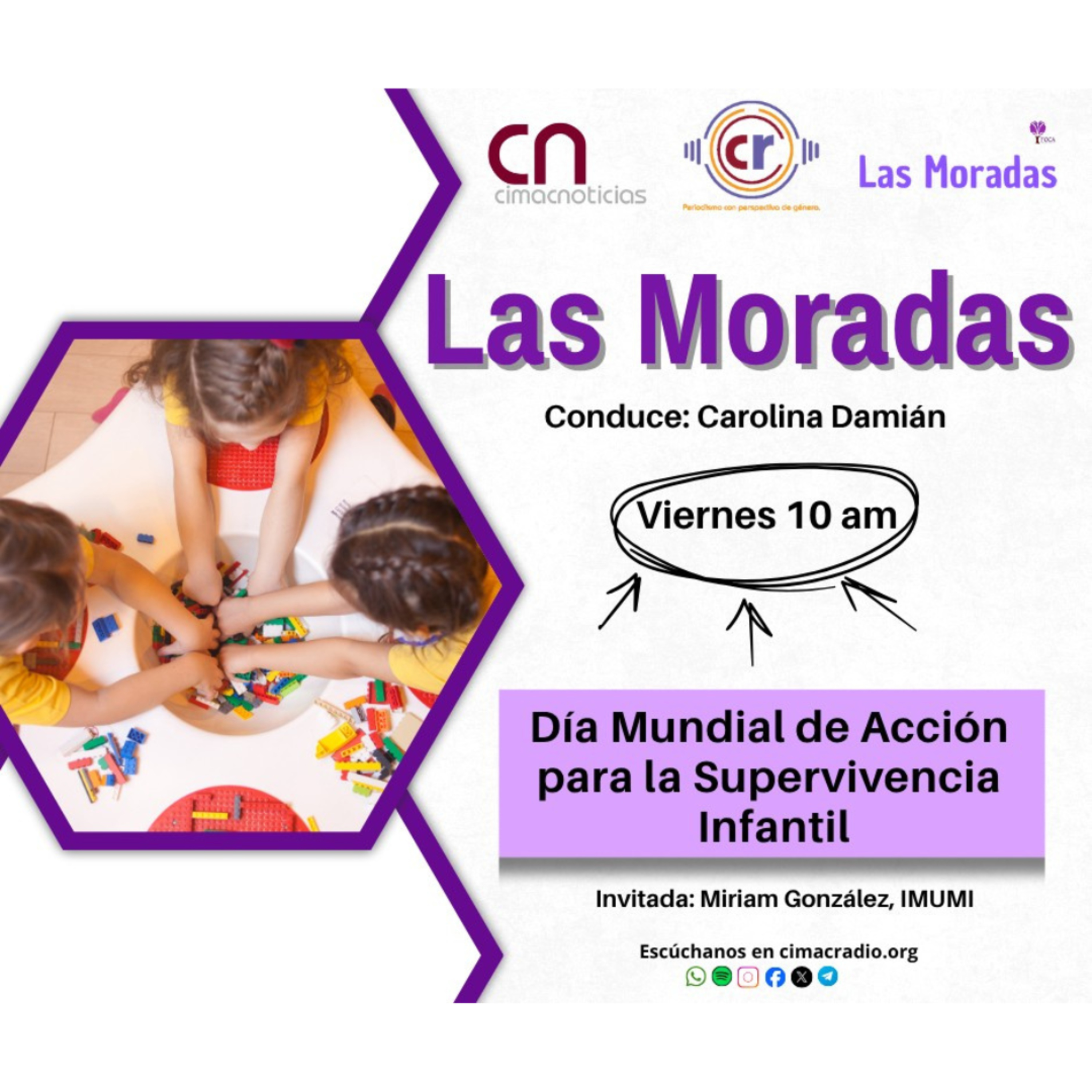 LAS MORADAS: "Día Mundial de Acción para La Supervivencia Infantil." episode artwork