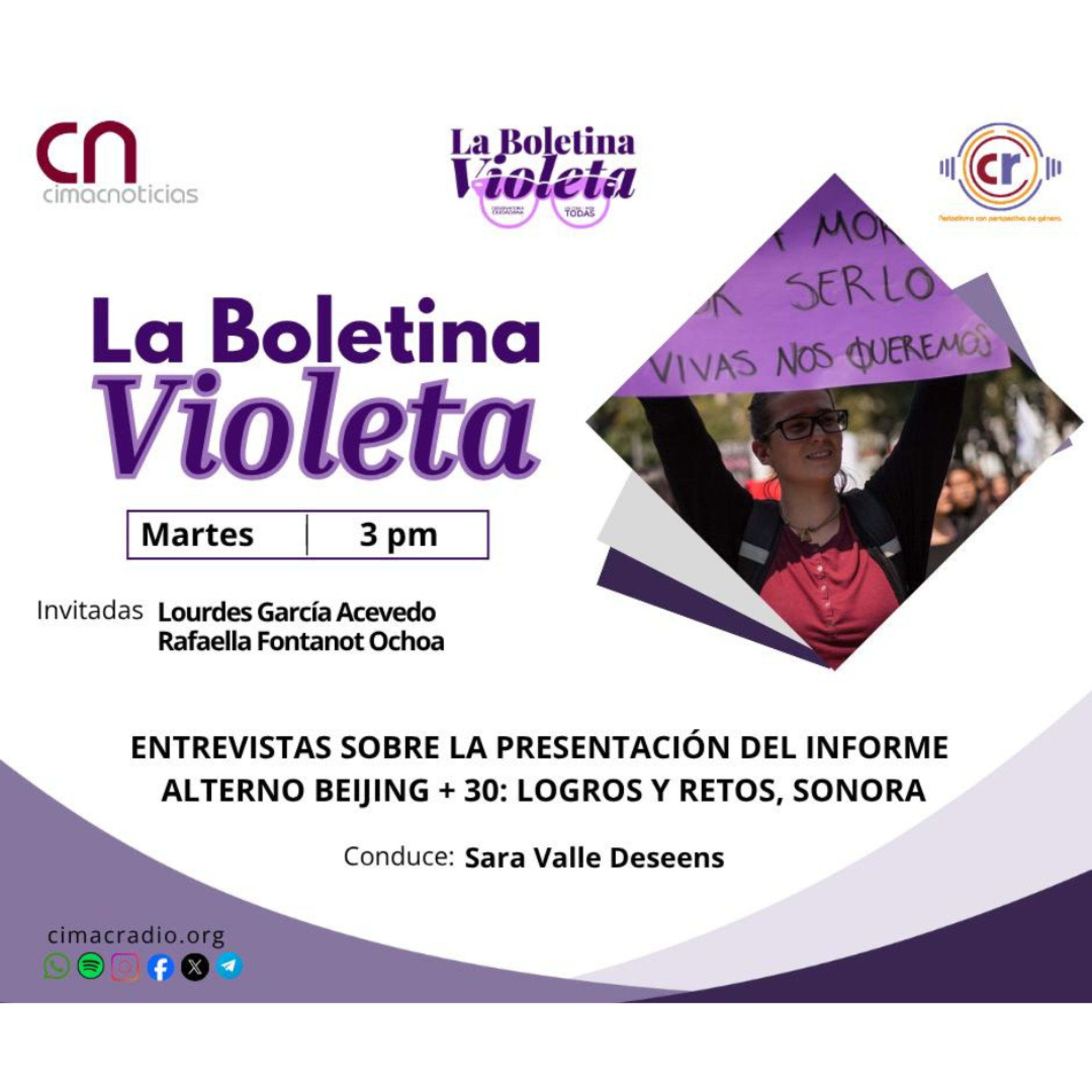 LA BOLETINA VIOLETA: "Informe Alterno Beijing + 30" episode artwork