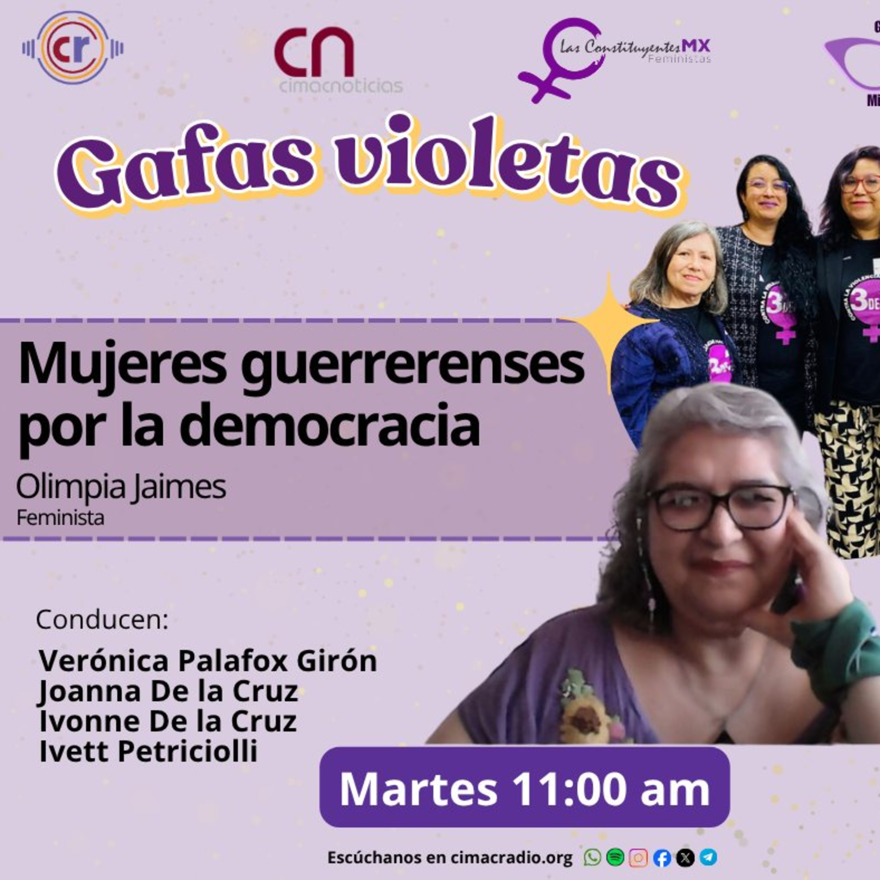 GAFAS VIOLETAS: "Mujeres guerrerenses por la democracia" episode artwork