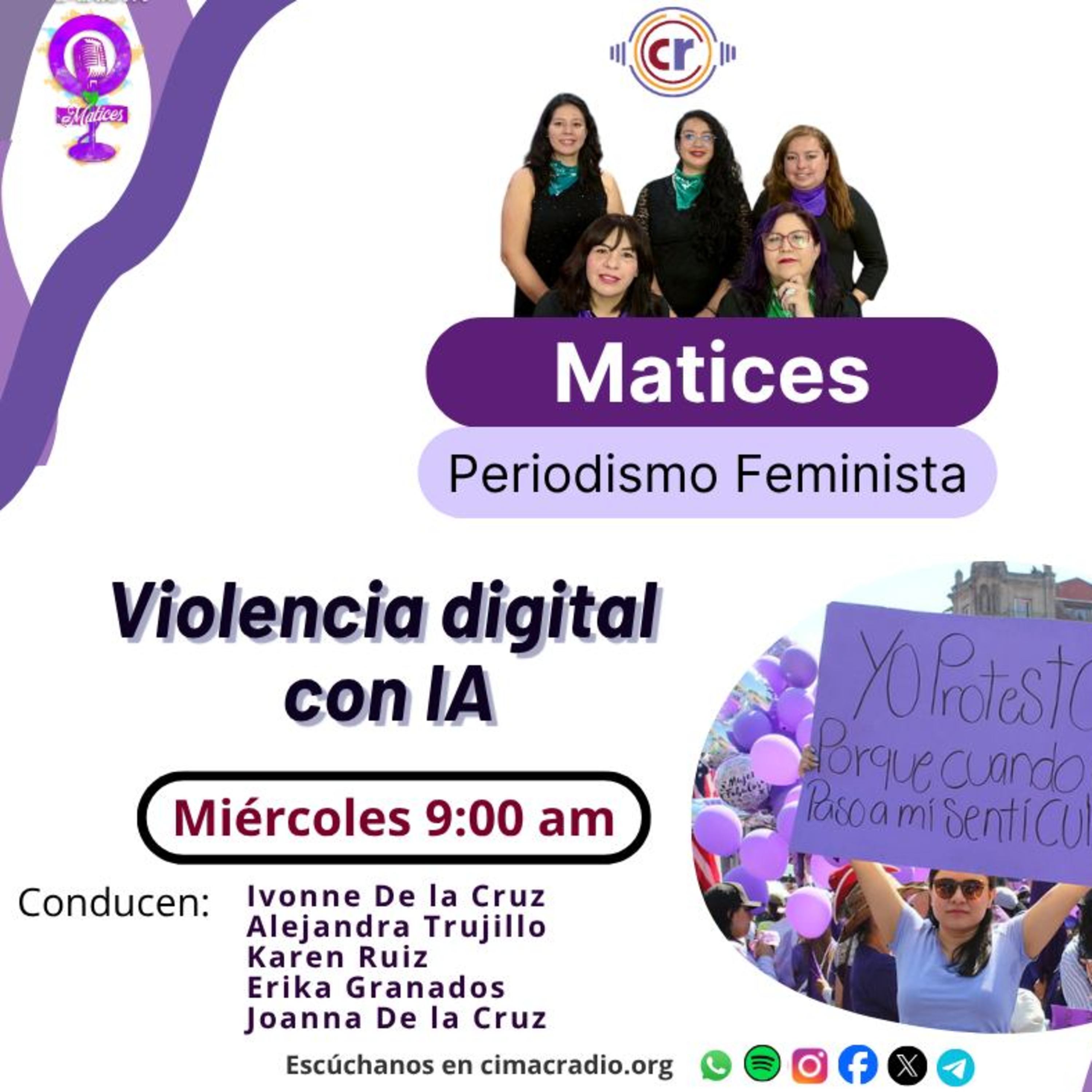 MATICES, PERIODISMO FEMINISTA: "Violencia digital con IA" episode artwork