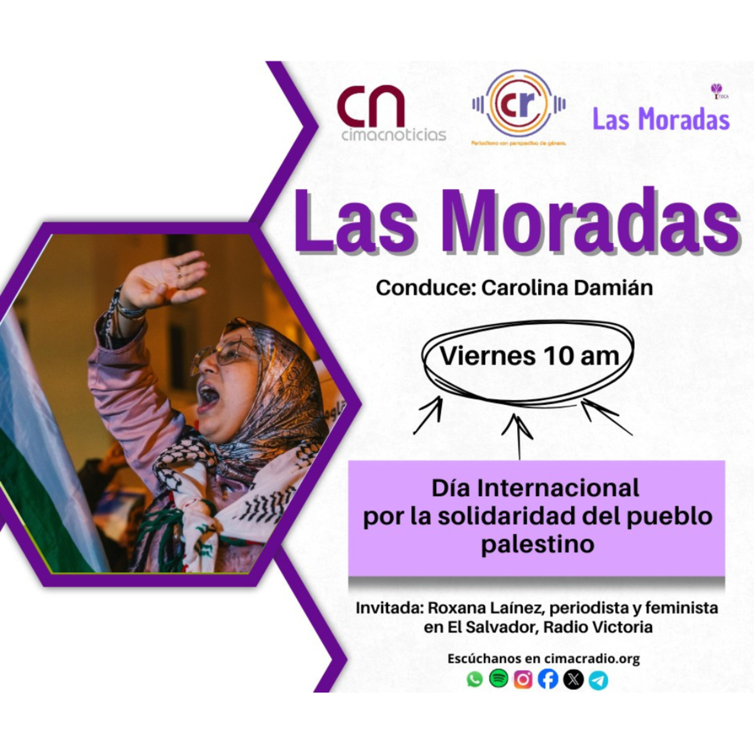 LAS MORADAS: "Día Internacional de Solidaridad con el Pueblo Palestino" episode artwork