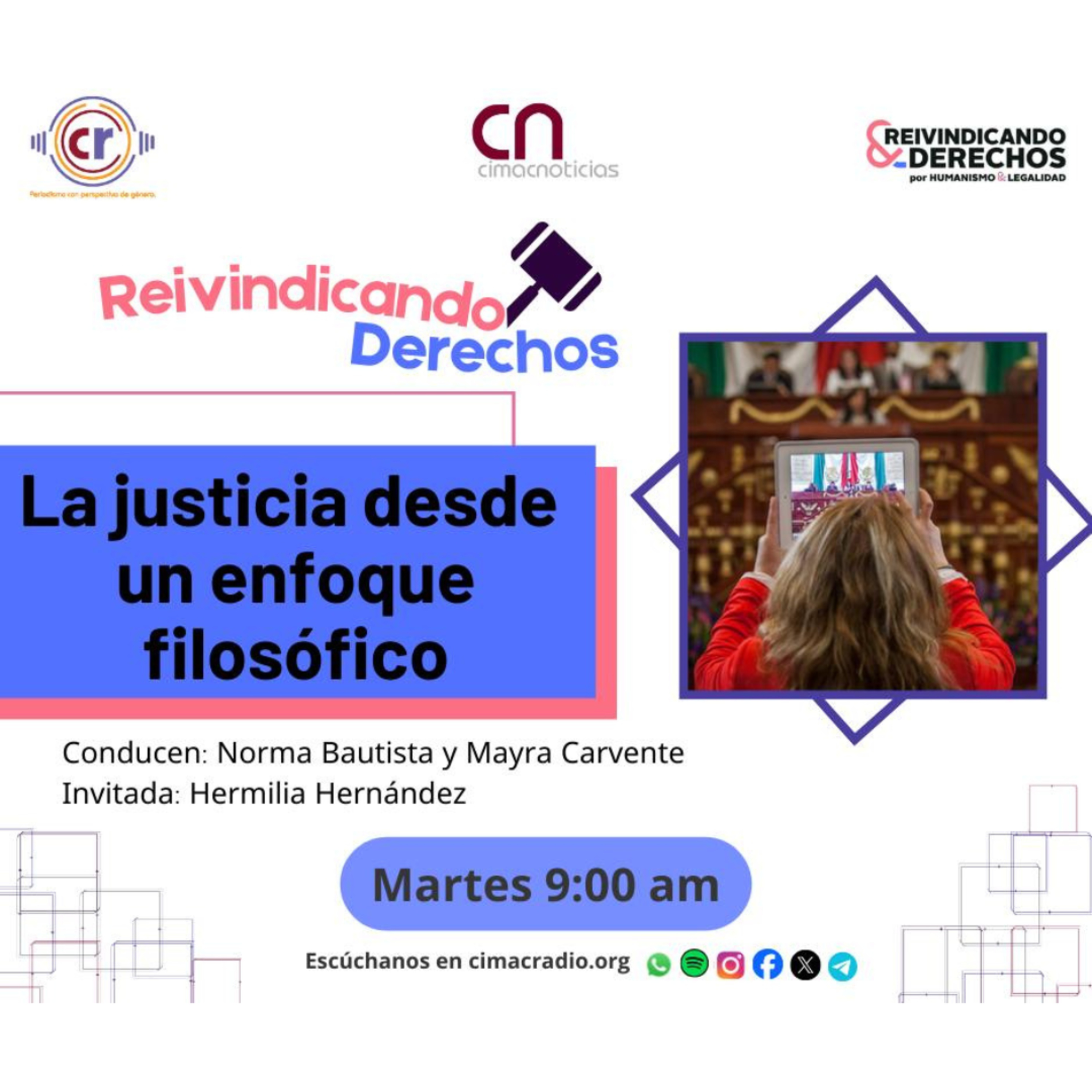 REIVINDICANDO DERECHOS: "La justicia desde un enfoque filosófico" episode artwork