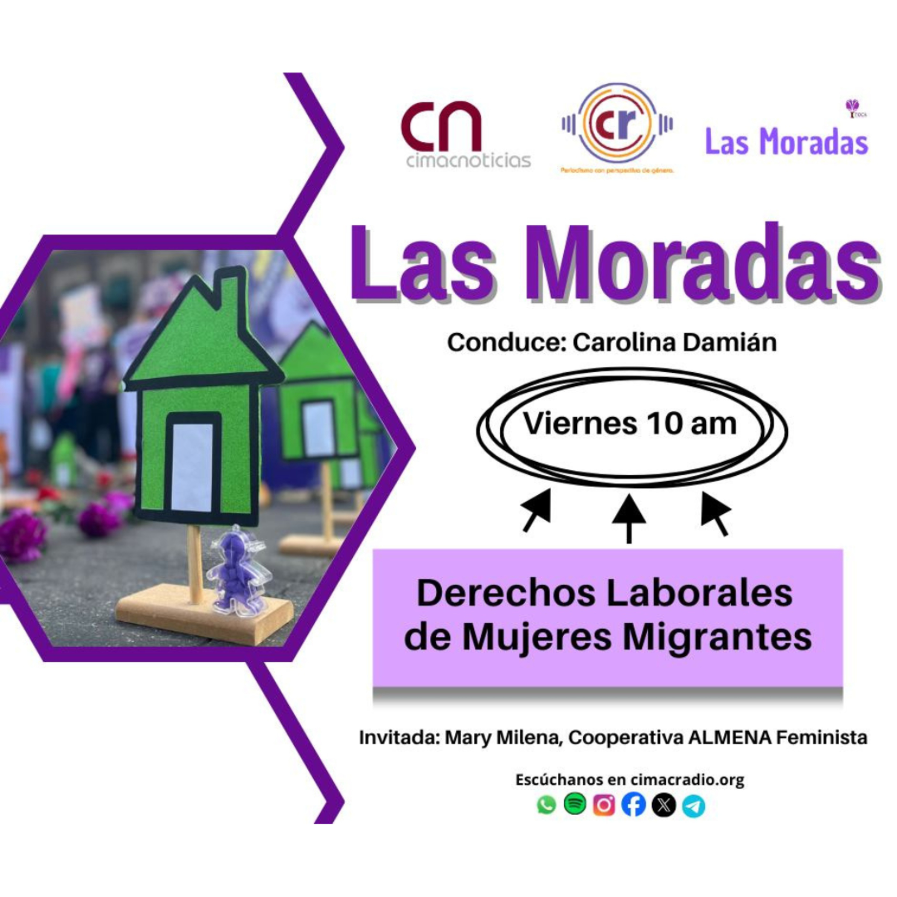 LAS MORADAS: "Derechos Laborales de Mujeres Migrantes" episode artwork