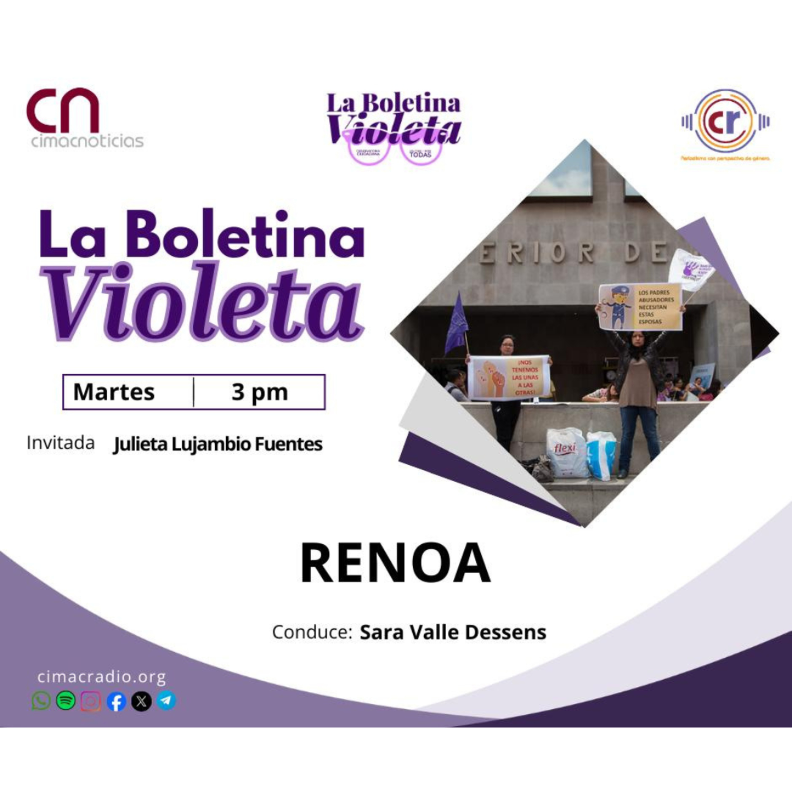 LA BOLETINA VIOLETA: "RENOA" episode artwork