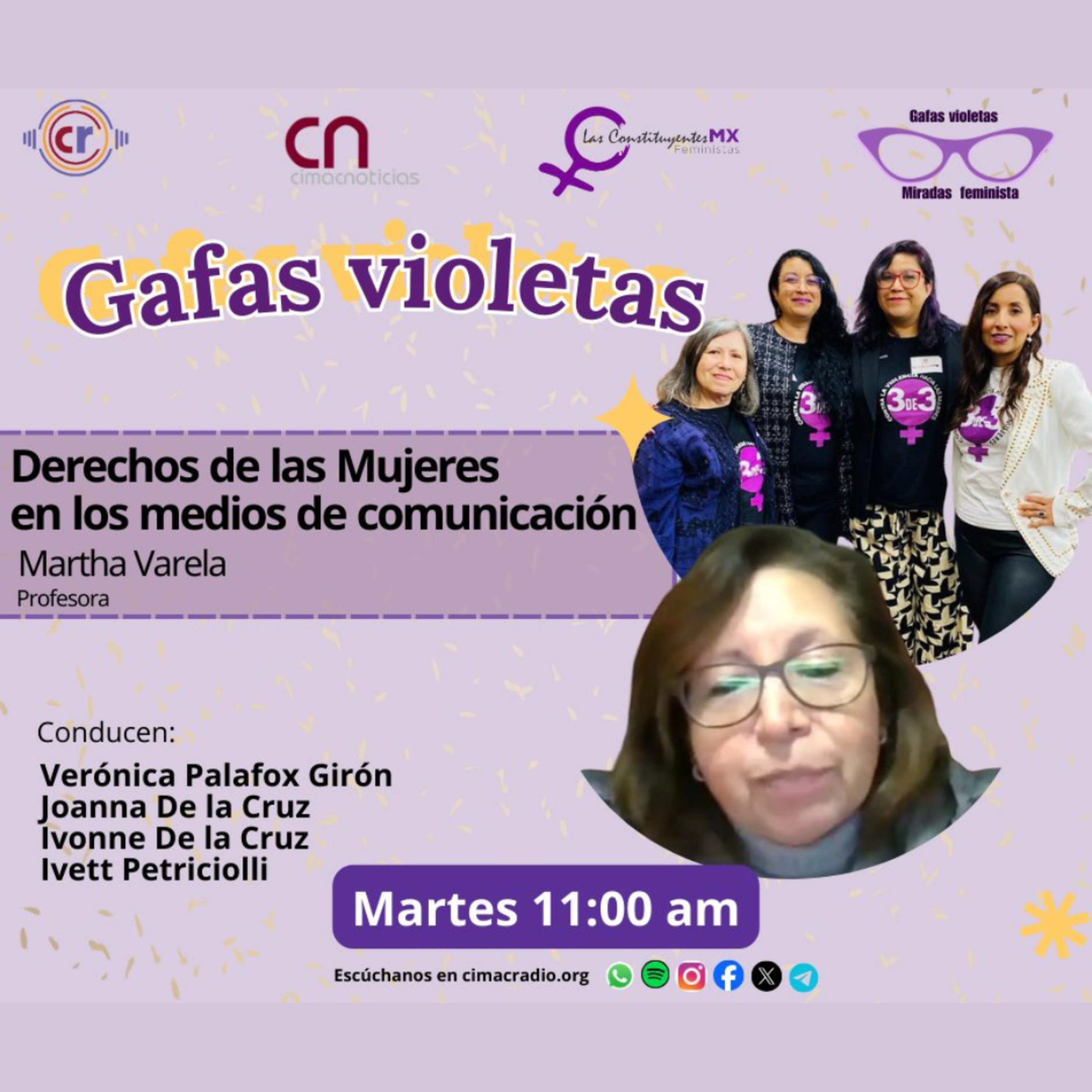 GAFAS VIOLETAS: "Derechos de las Mujeres en los medios de comunicación" episode artwork