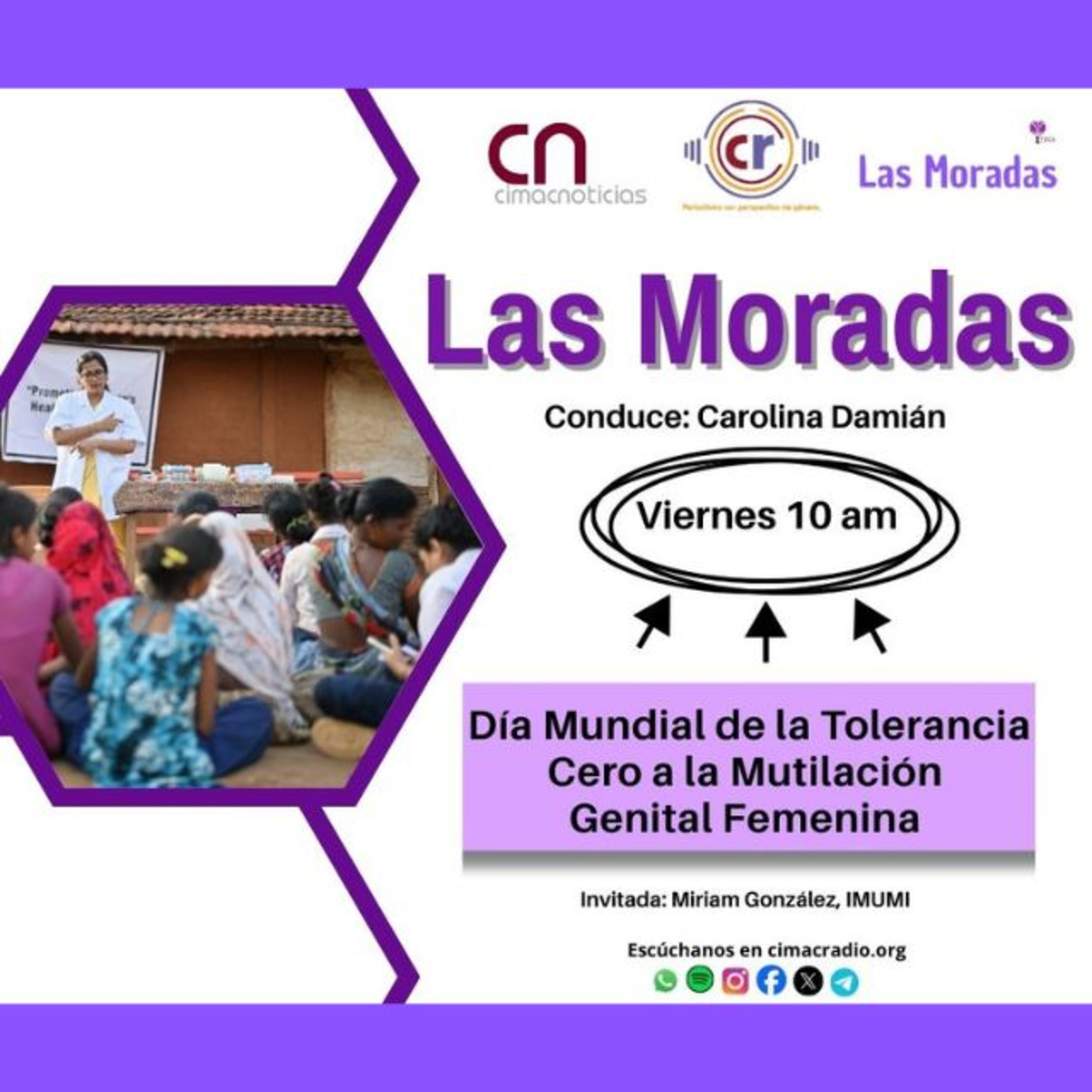 Las Moradas: Día mundial de la tolerancia cero a la Mutilación genital femenina episode artwork