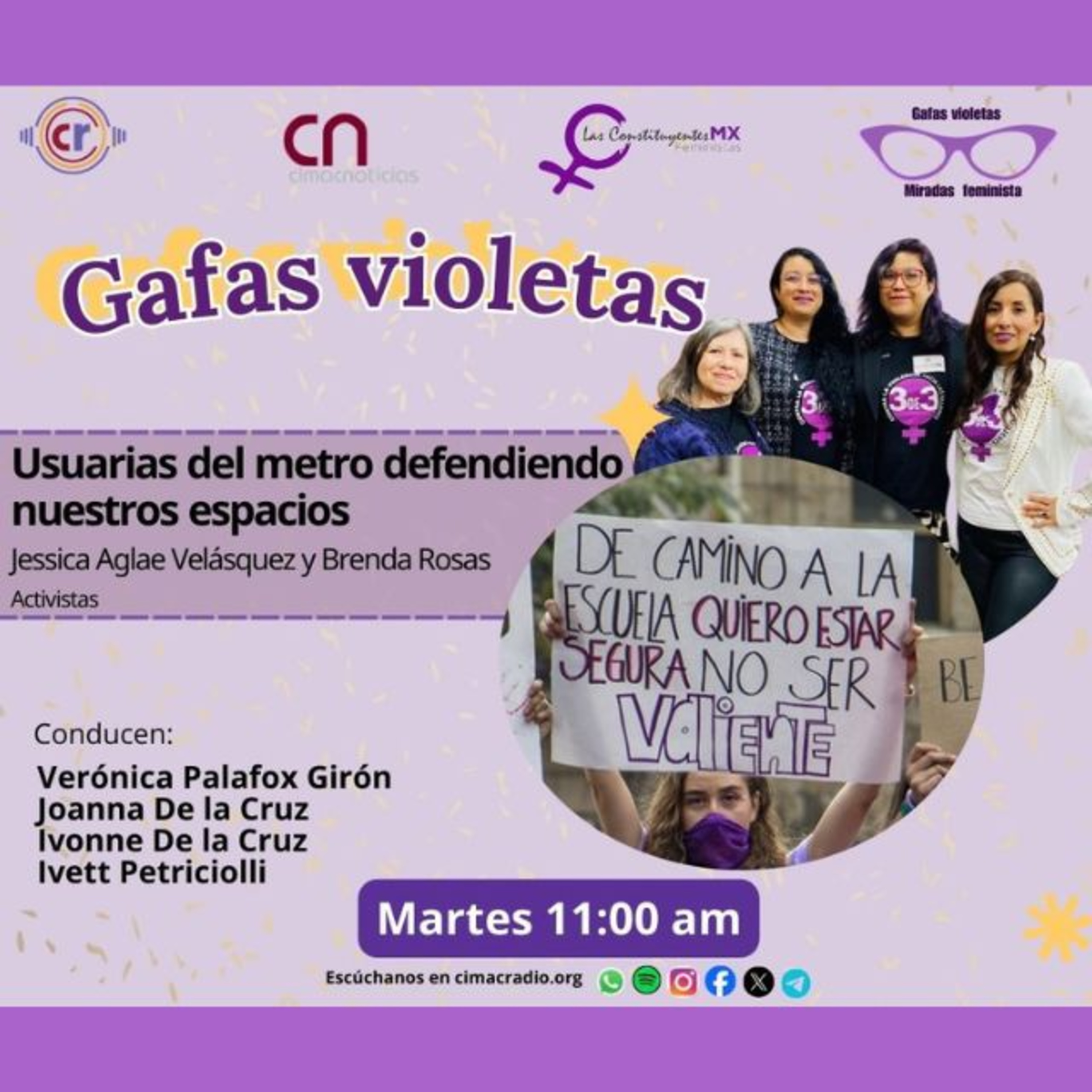 Gafas violetas: Usuarias del metro defendiendo nuestros espacios episode artwork