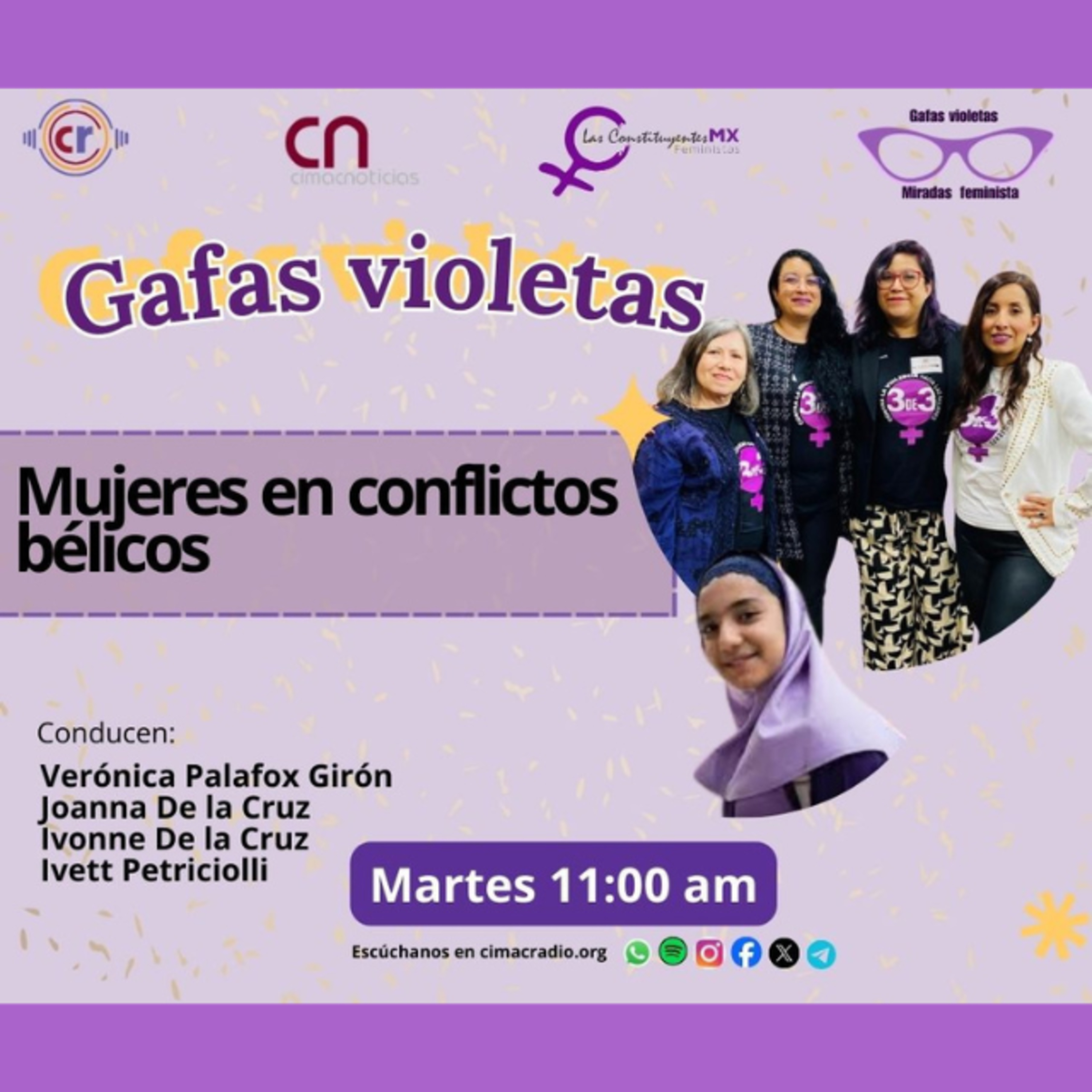 Gafas Violetas: Mujeres en conflictos bélicos episode artwork