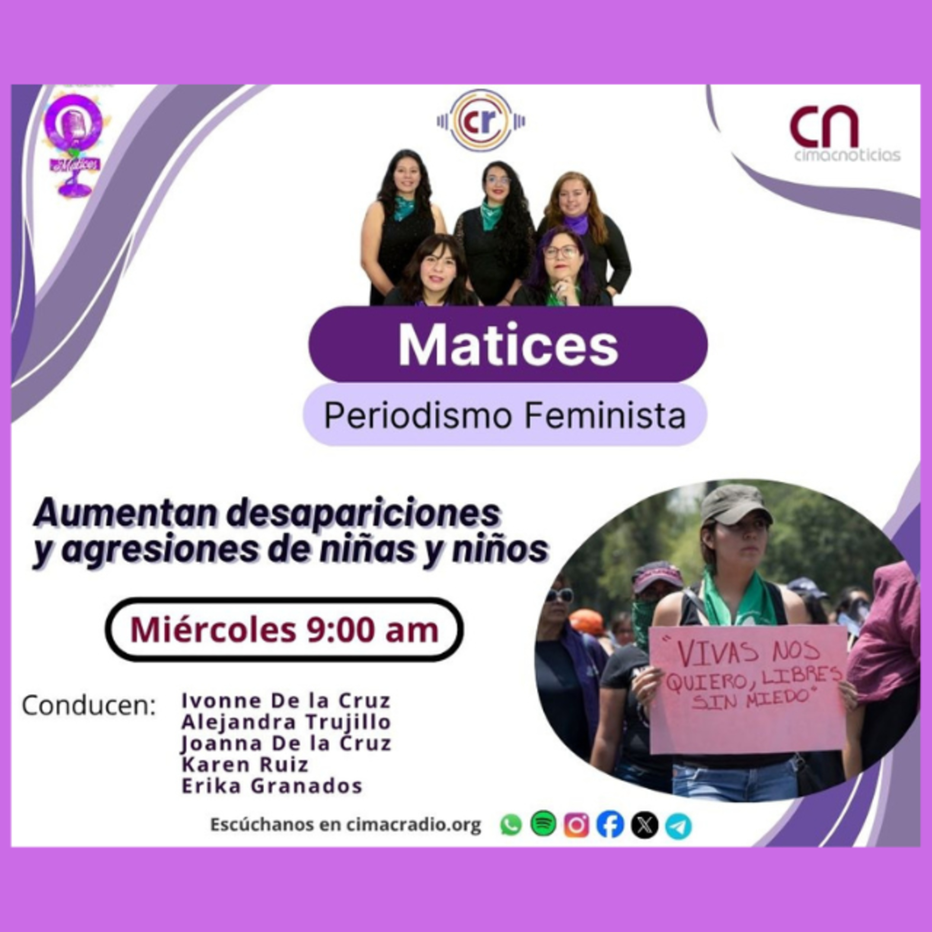 Matices: Aumentan desapariciones y agresiones de niñas y niños episode artwork