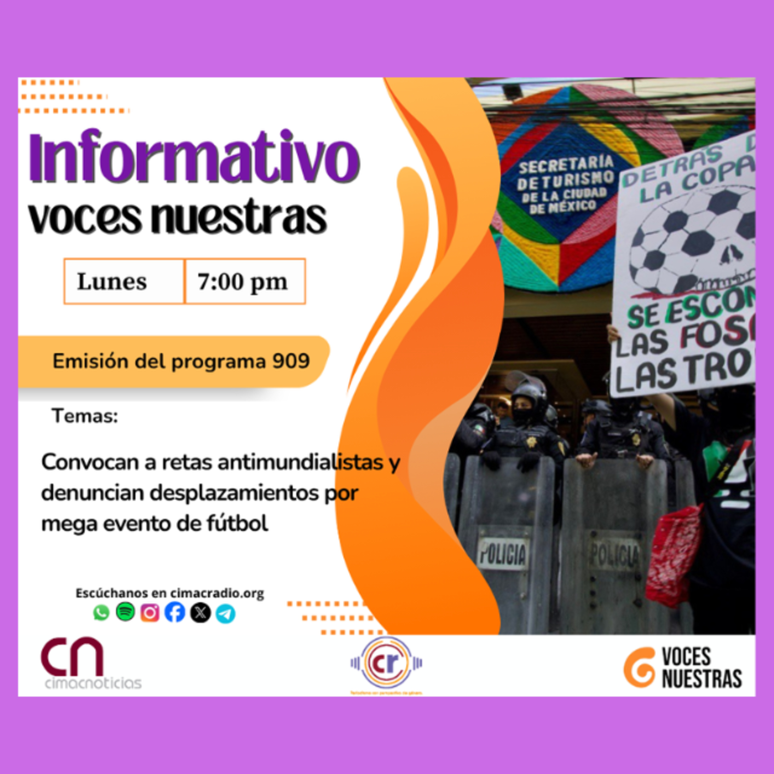 Informativo Voces Nuestras: Emisión 909 episode artwork