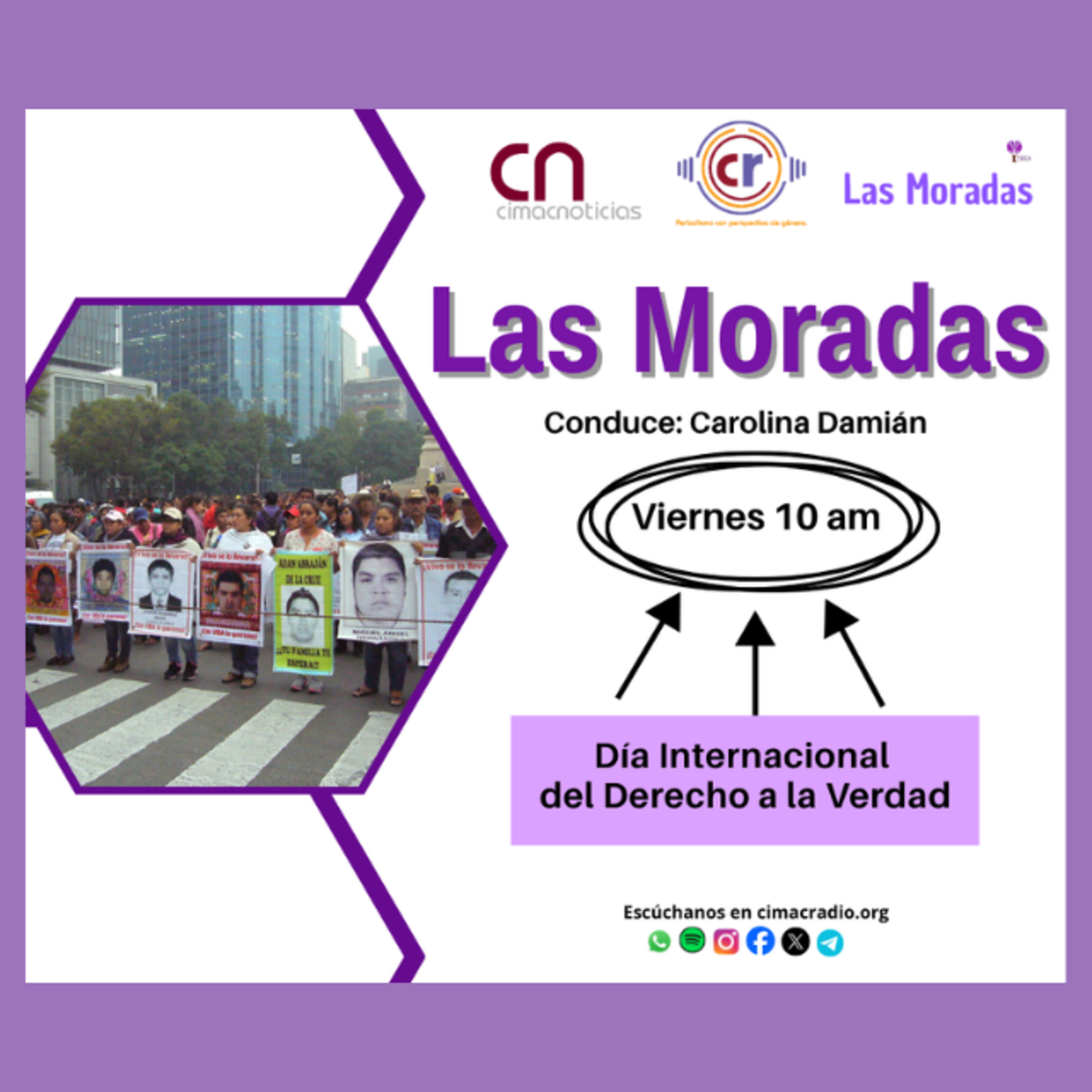Las Moradas: Día Internacional del Derecho a la Verdad episode artwork