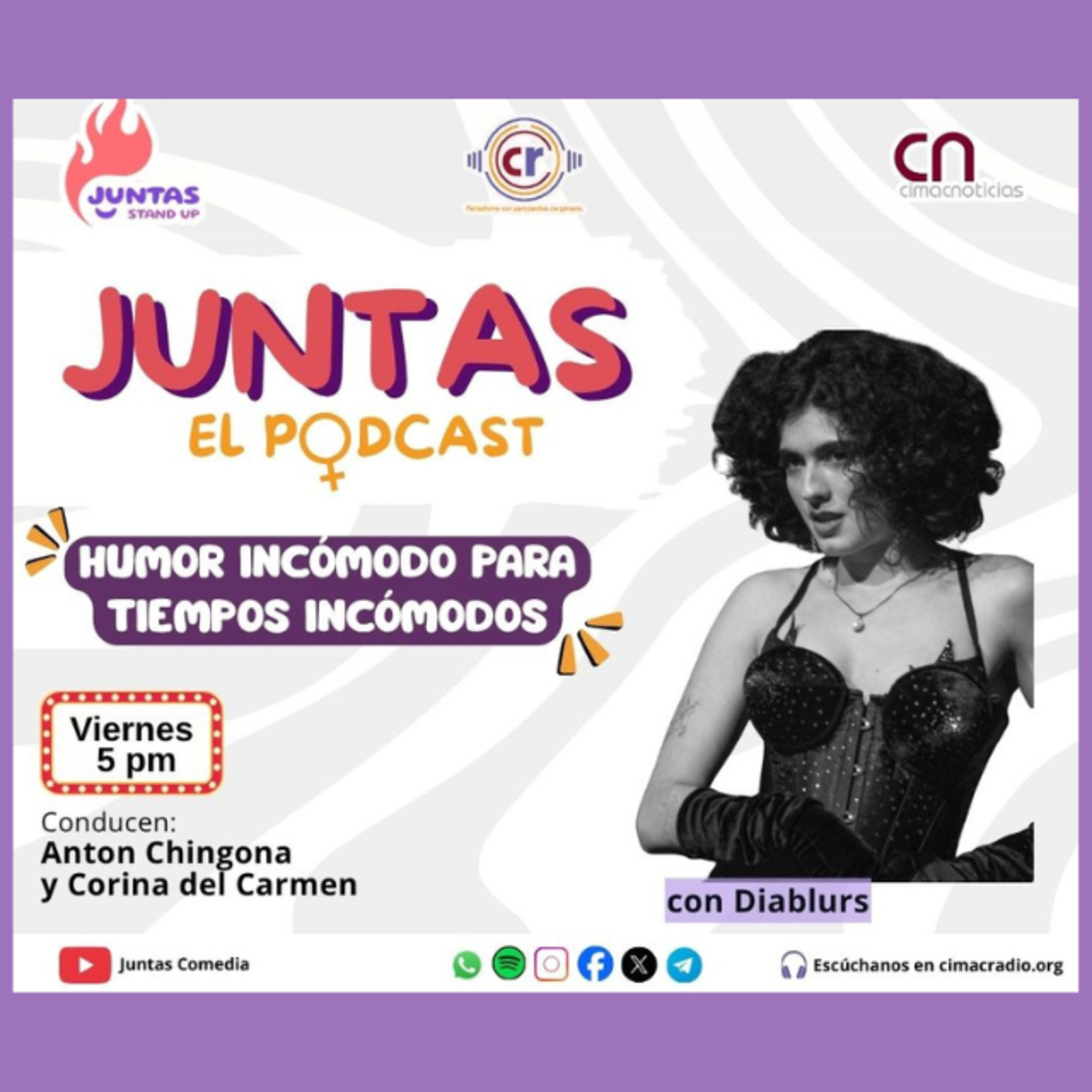 Juntas en la comedia: Humor incómodo para tiempos incómodos episode artwork