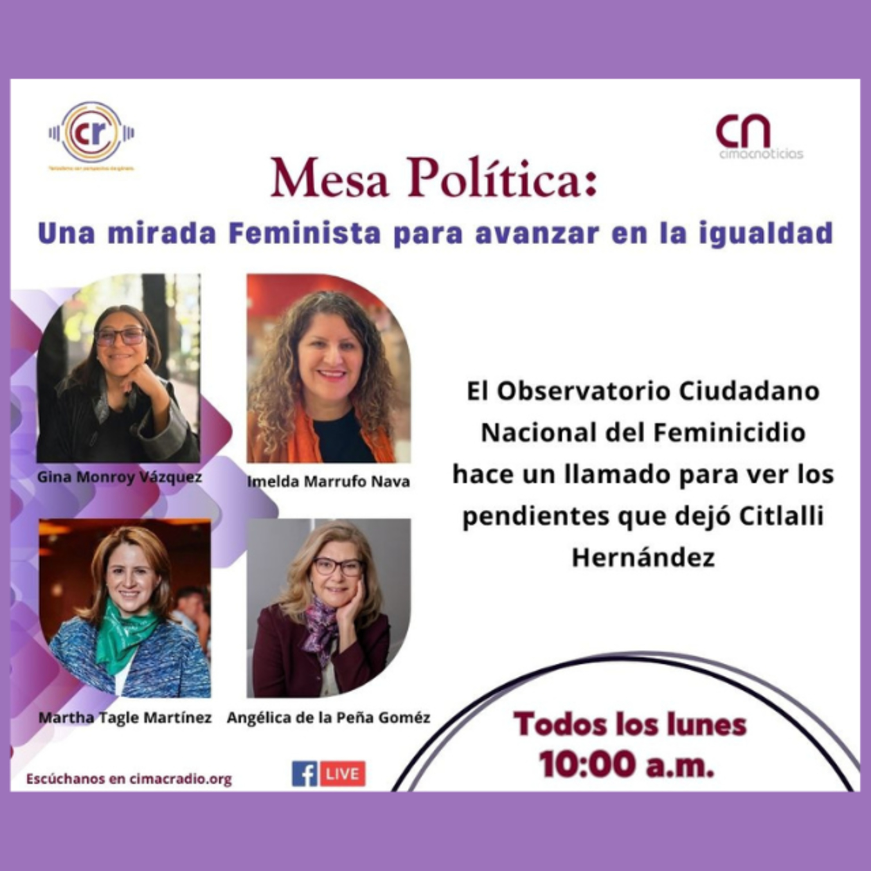 Mesa Política: La salida de Citlali Hernández de la Secretaria de las Mujeres episode artwork