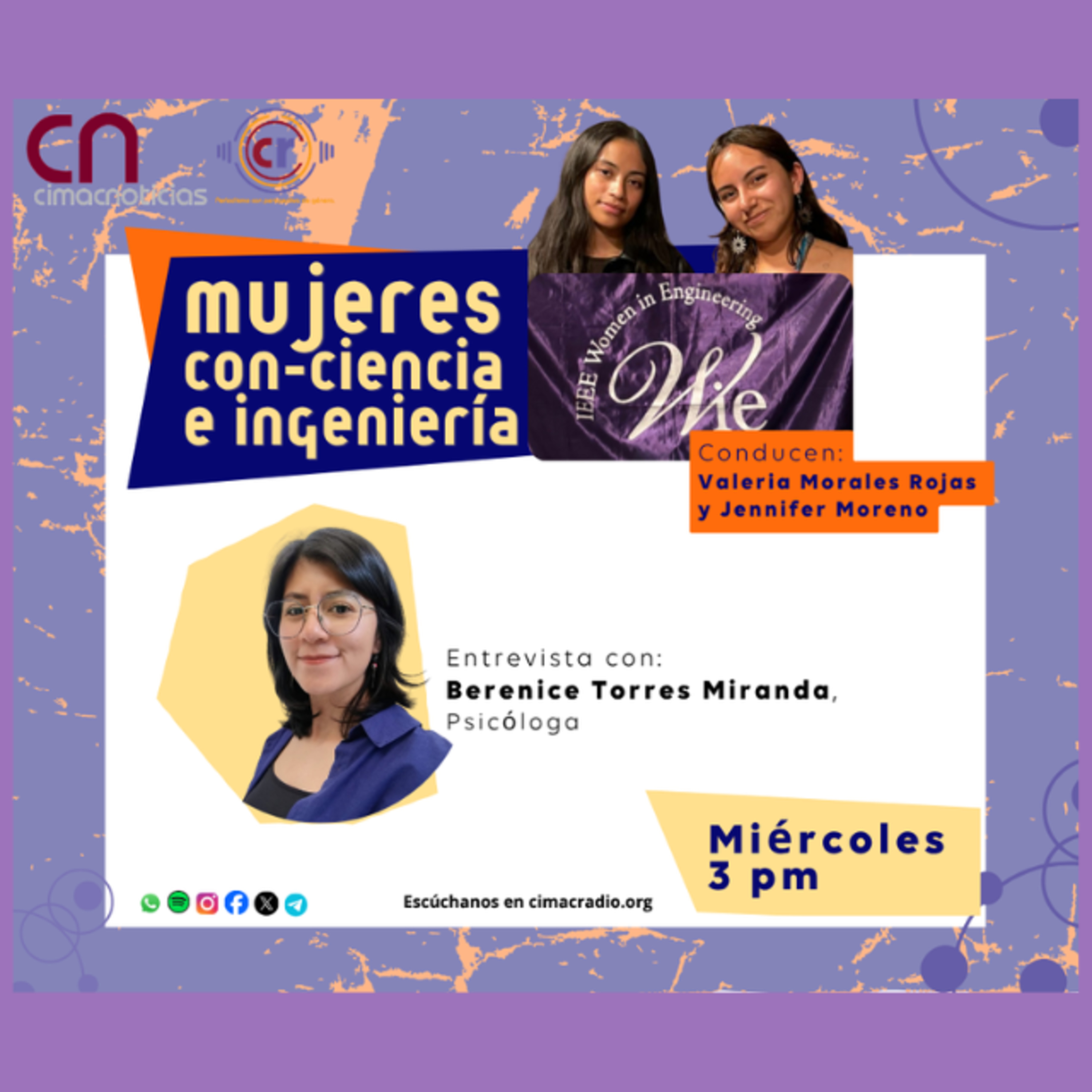 Mujeres con ciencia e ingeniería: Berenice Torres Miranda, licenciada en Psicología episode artwork