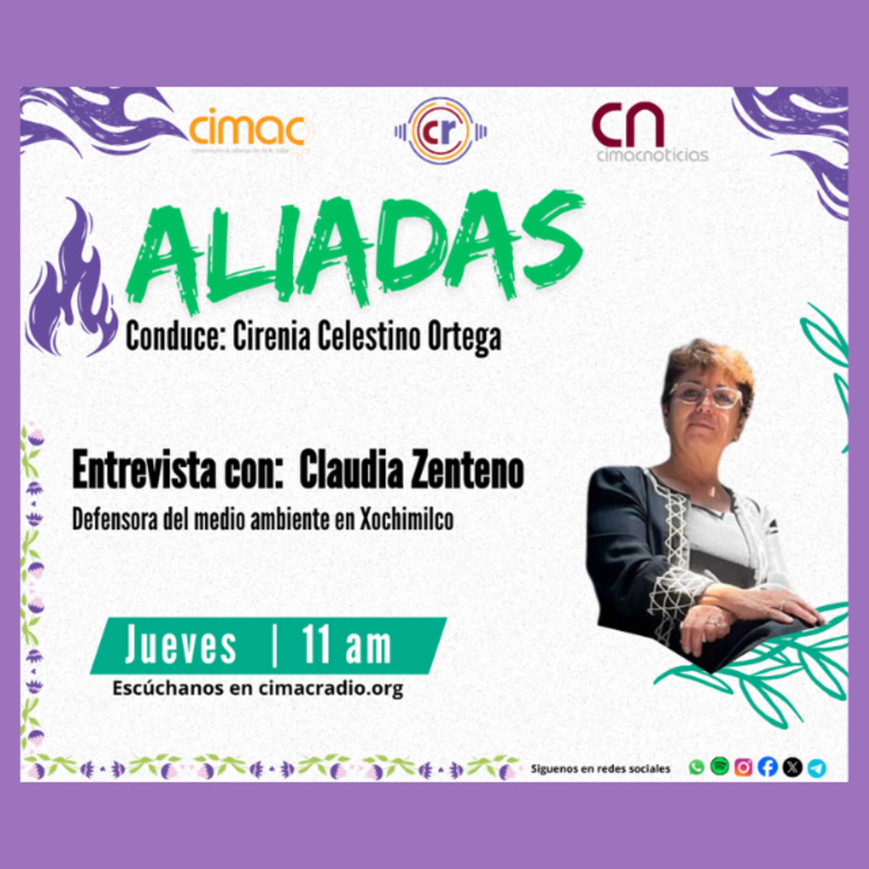 Aliadas: Claudia Zenteno, defensora de los humedales de Xochimilco episode artwork