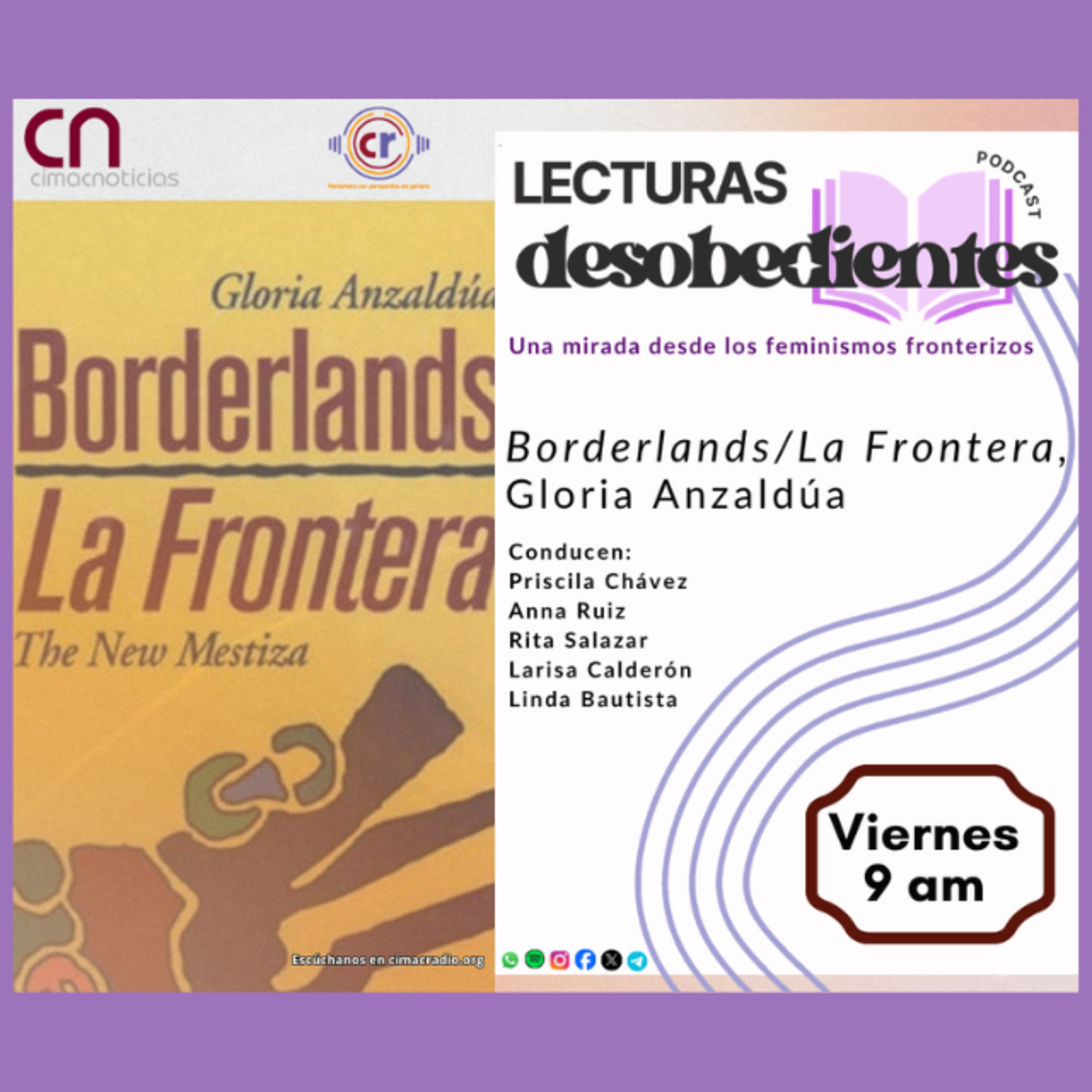 Lecturas desobedientes: Primer capítulo de Borderlands /La Frontera, Gloria Anzaldúa  episode artwork
