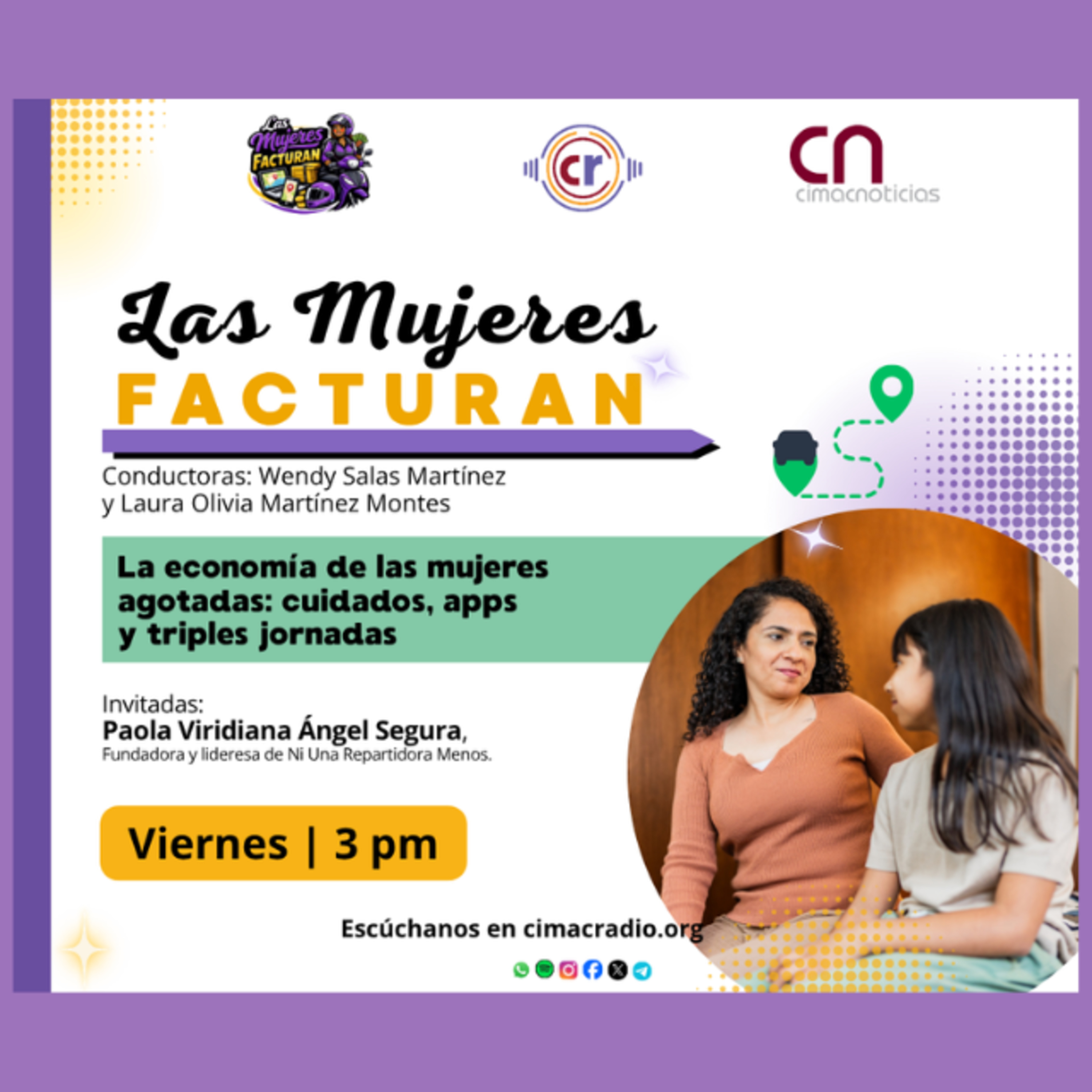 Las Mujeres Facturan: La economía de las mujeres agotadas: cuidados, apps y triples jornadas episode artwork