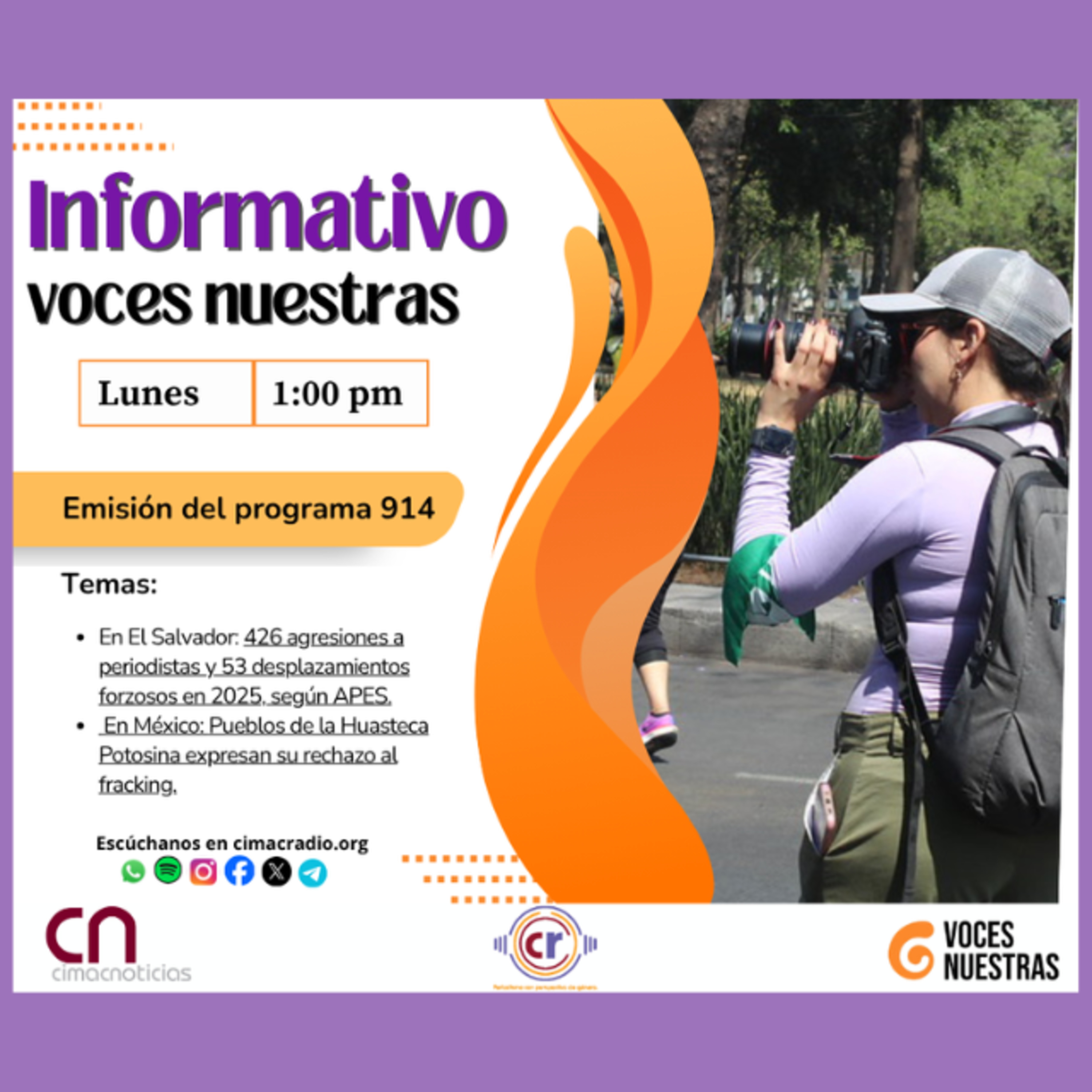 Informativo Voces Nuestras: Emisión 14 episode artwork
