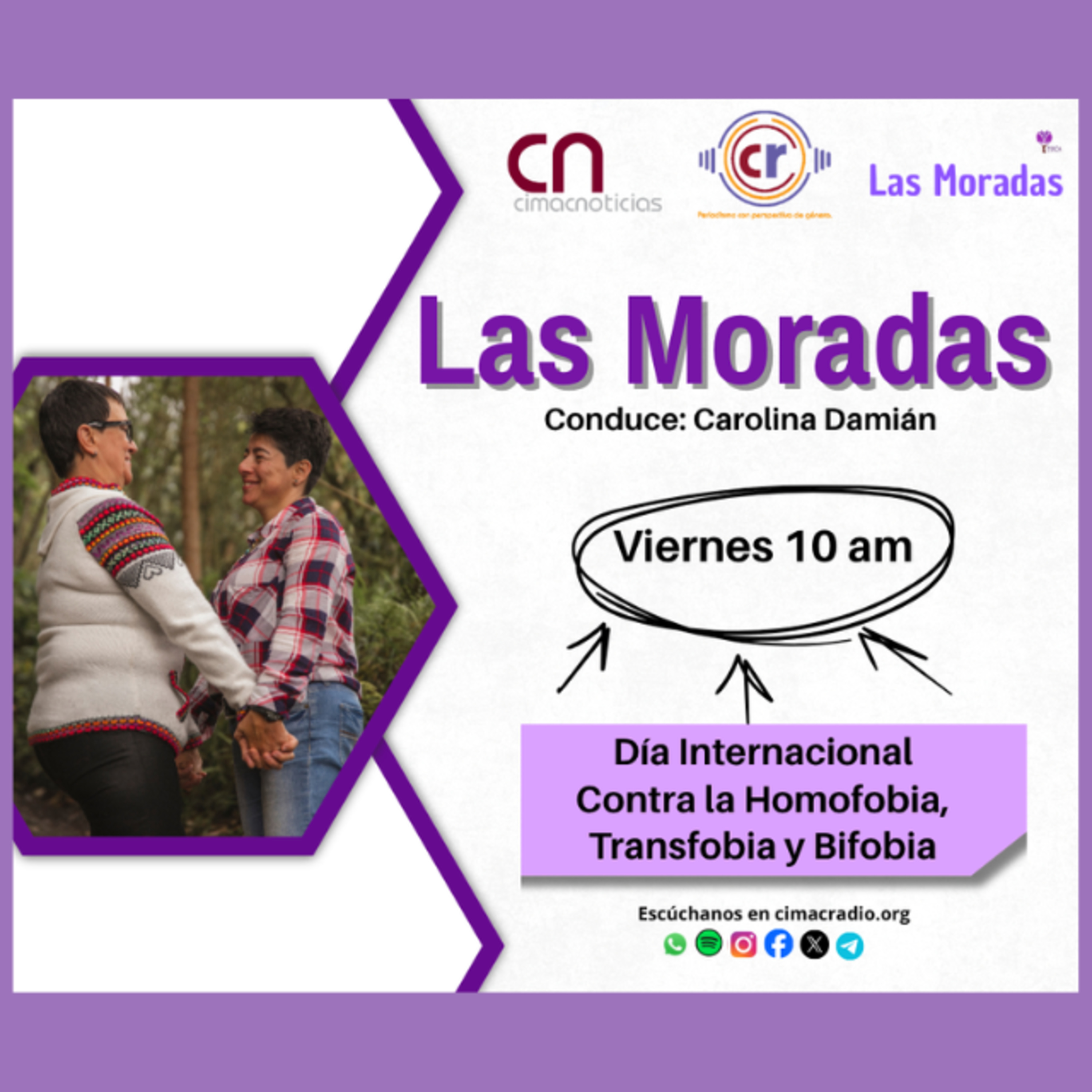 Las Moradas: Día Internacional contra la homofobia, transfobia y bifobia episode artwork